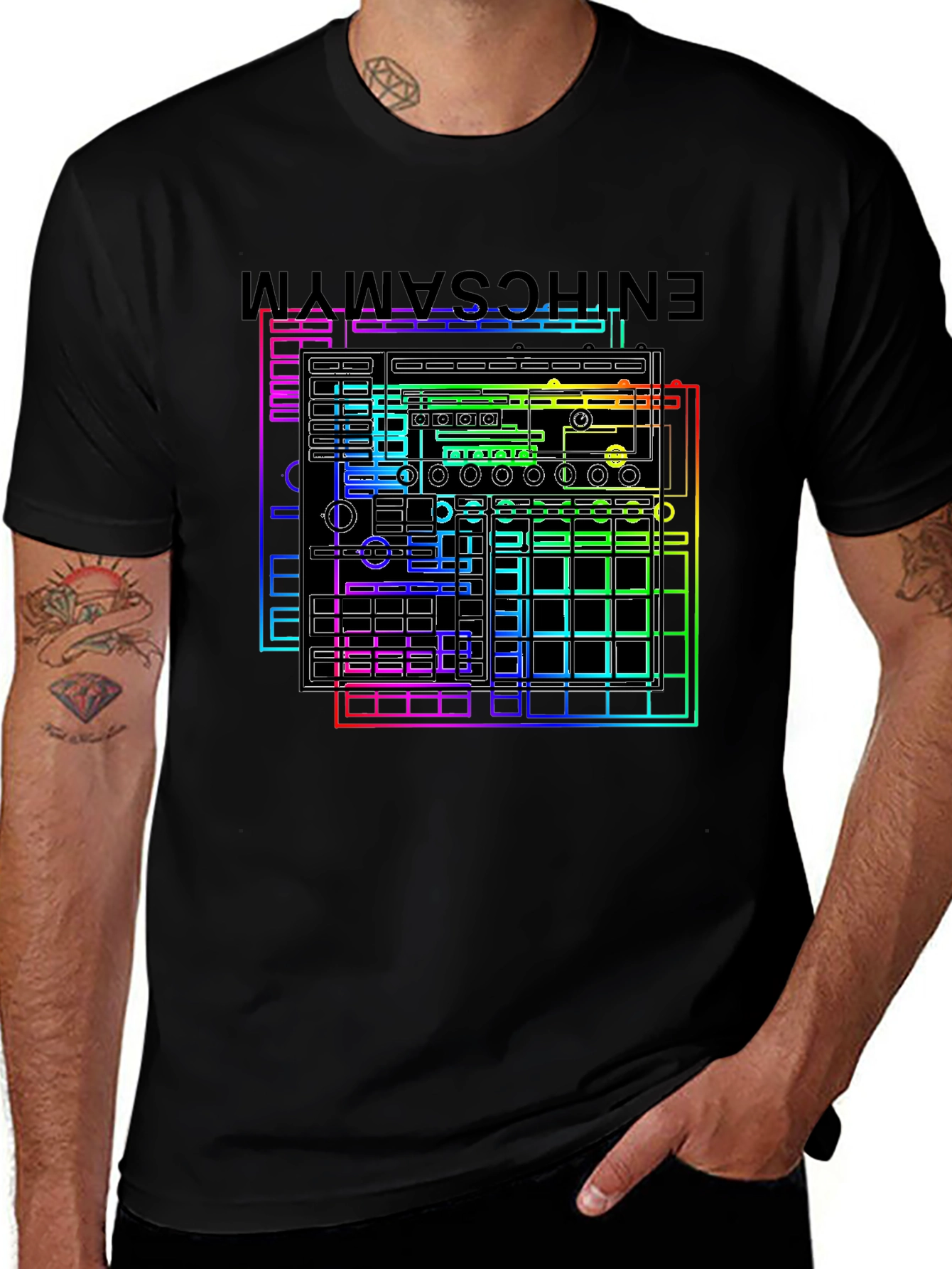 Synthwave Graphic Tee - Unique Music Lovers Design