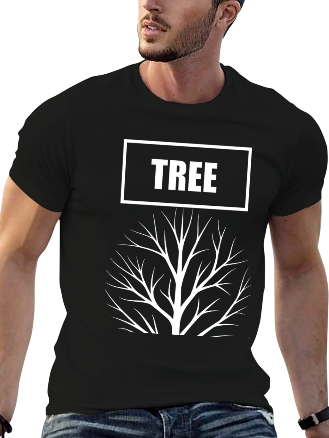 Tree Graphic Tee - Nature Inspired Mens T-Shirt