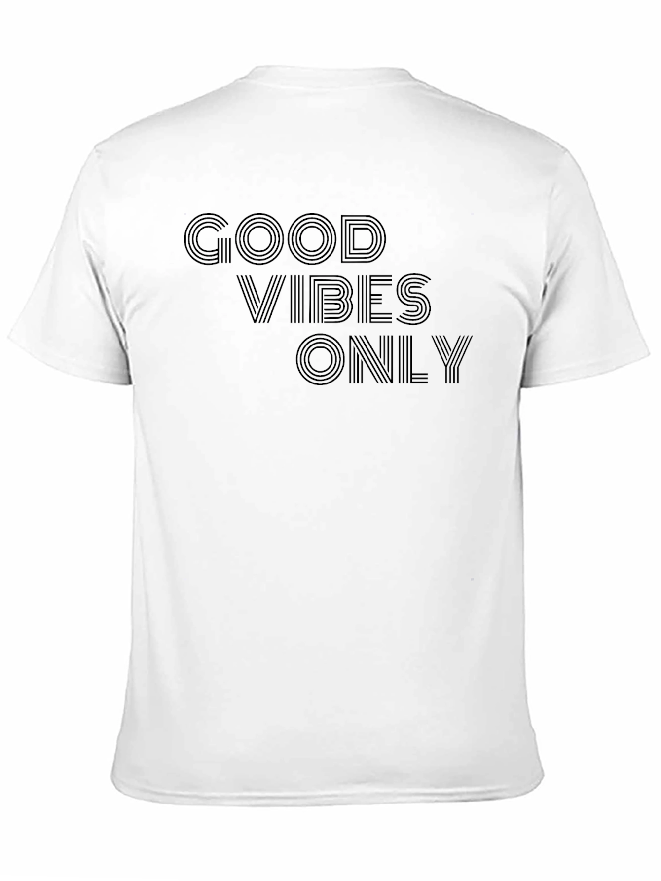 Good Vibes Only Black Graphic Tee