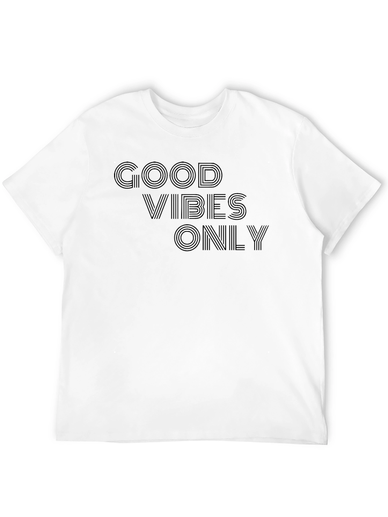 Good Vibes Only Black Graphic Tee