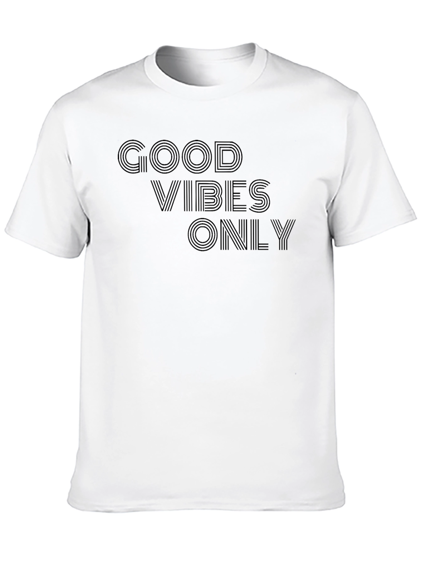 Good Vibes Only Black Graphic Tee