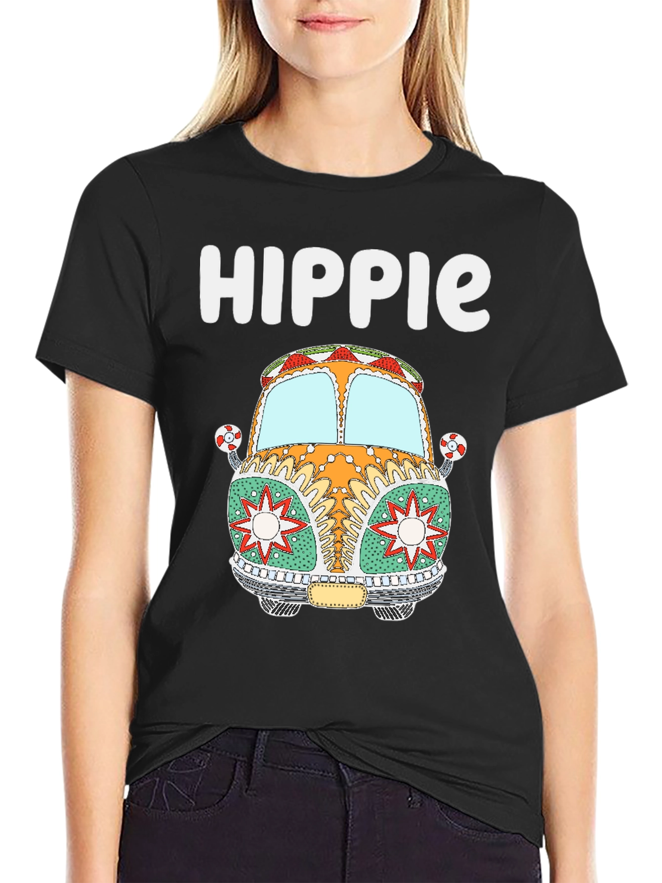 Hippie Van Graphic Tee - Retro Style