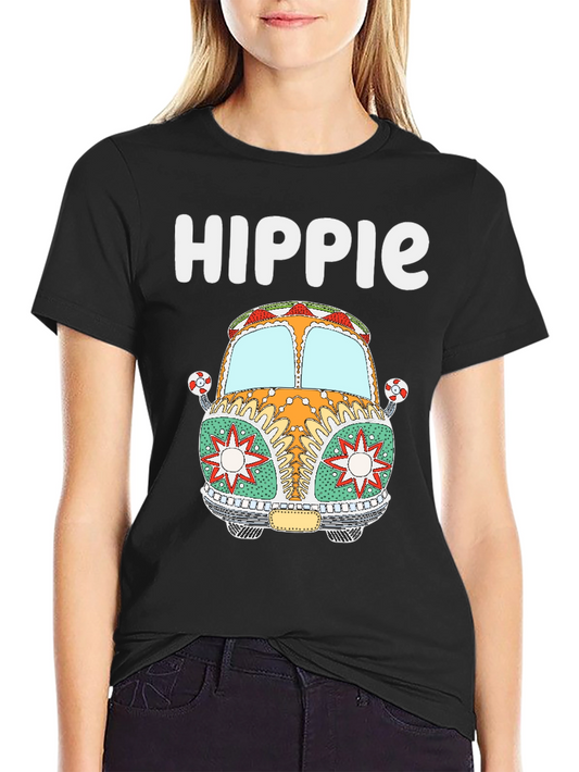 Hippie Van Graphic Tee - Retro Style