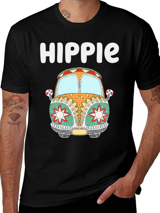 Hippie Van Graphic Tee - Retro Style