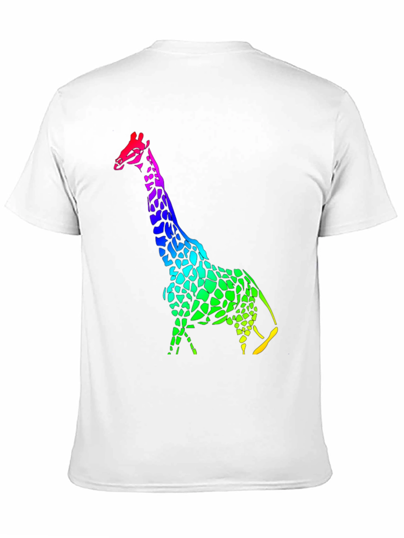 Rainbow Giraffe Graphic Tee - Unique Design