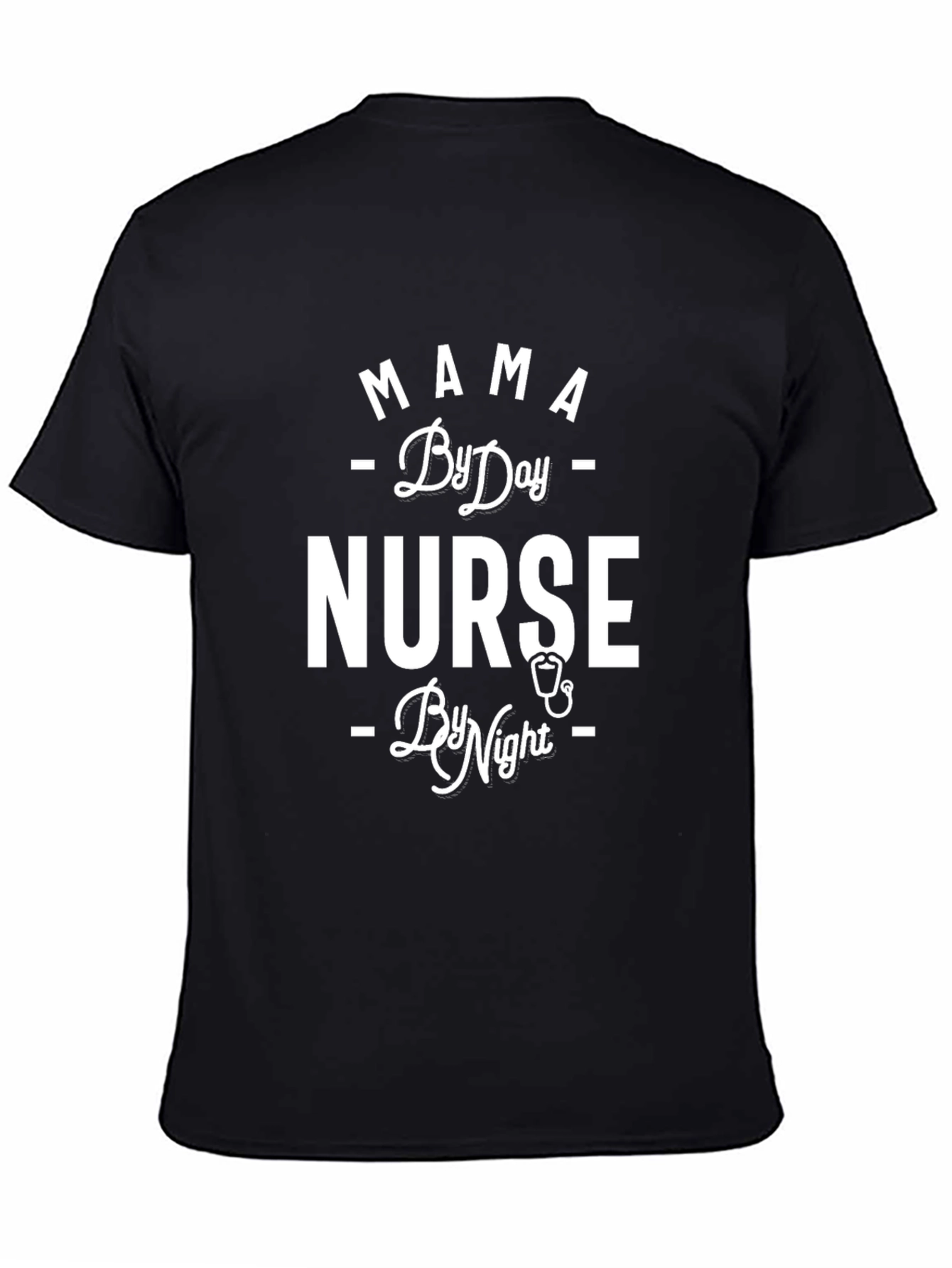 Mama By Day Nurse By Night Graphic Tee