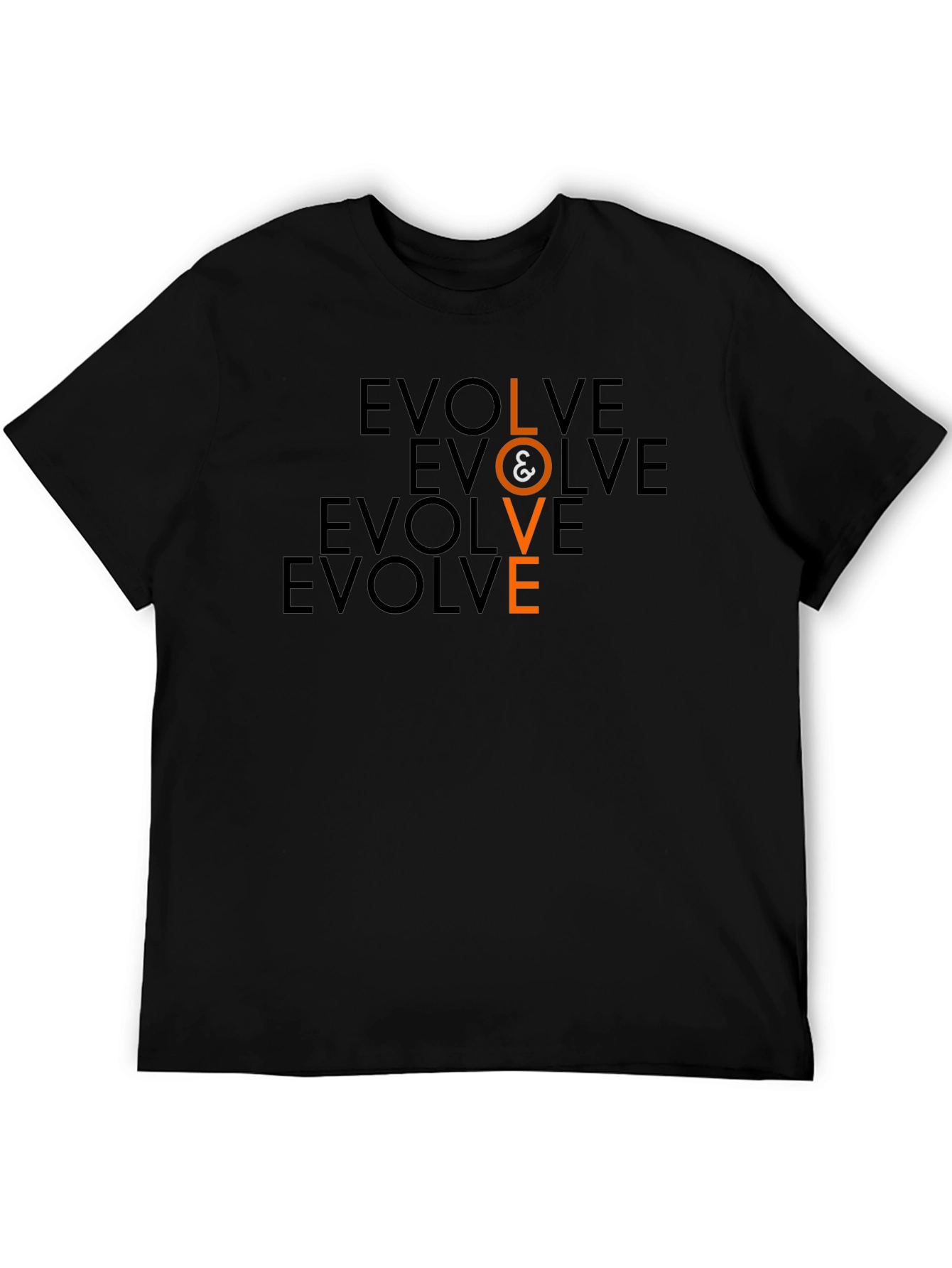 Evolve Love Graphic T-Shirt - Black