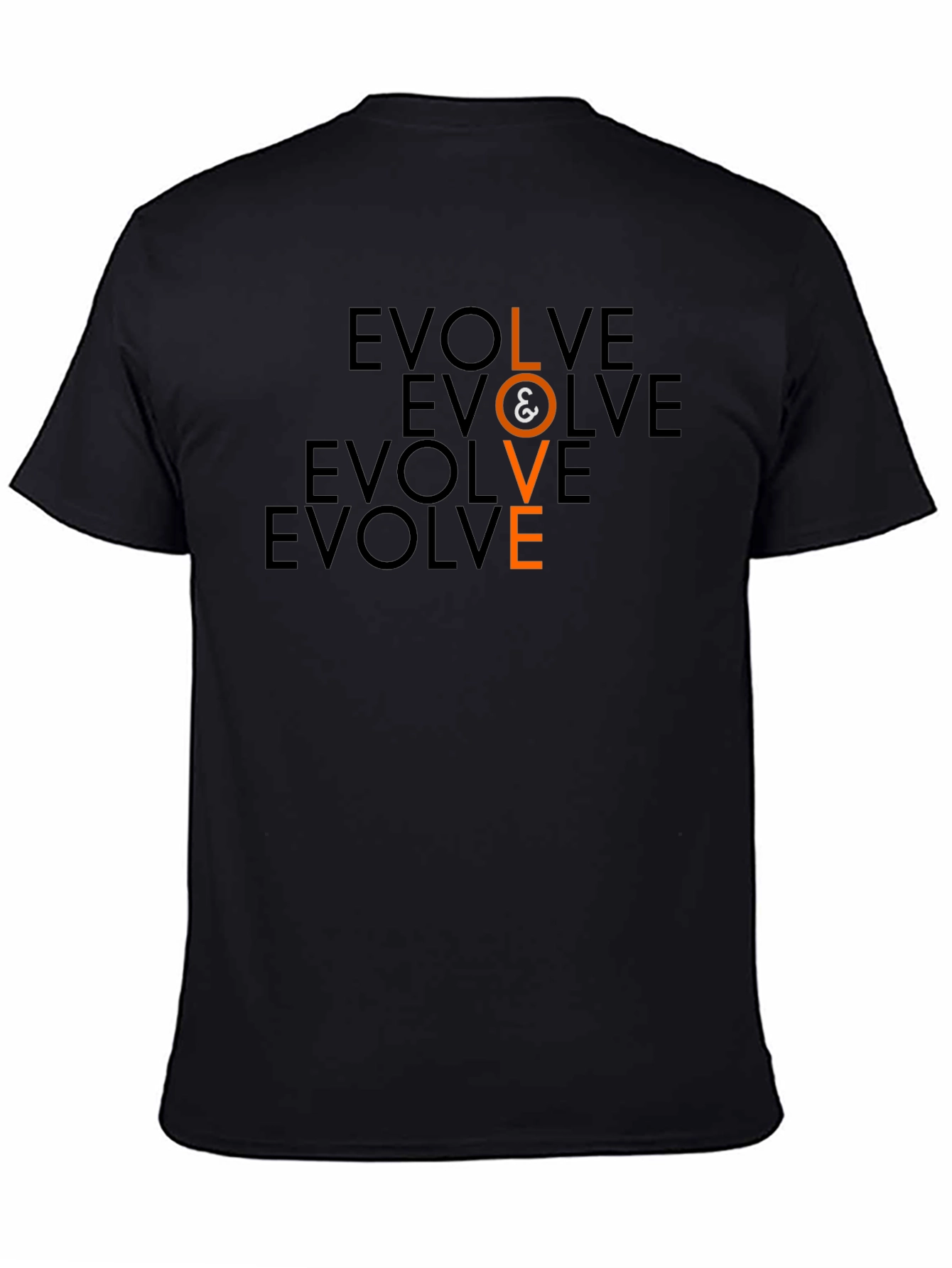 Evolve Love Graphic T-Shirt - Black