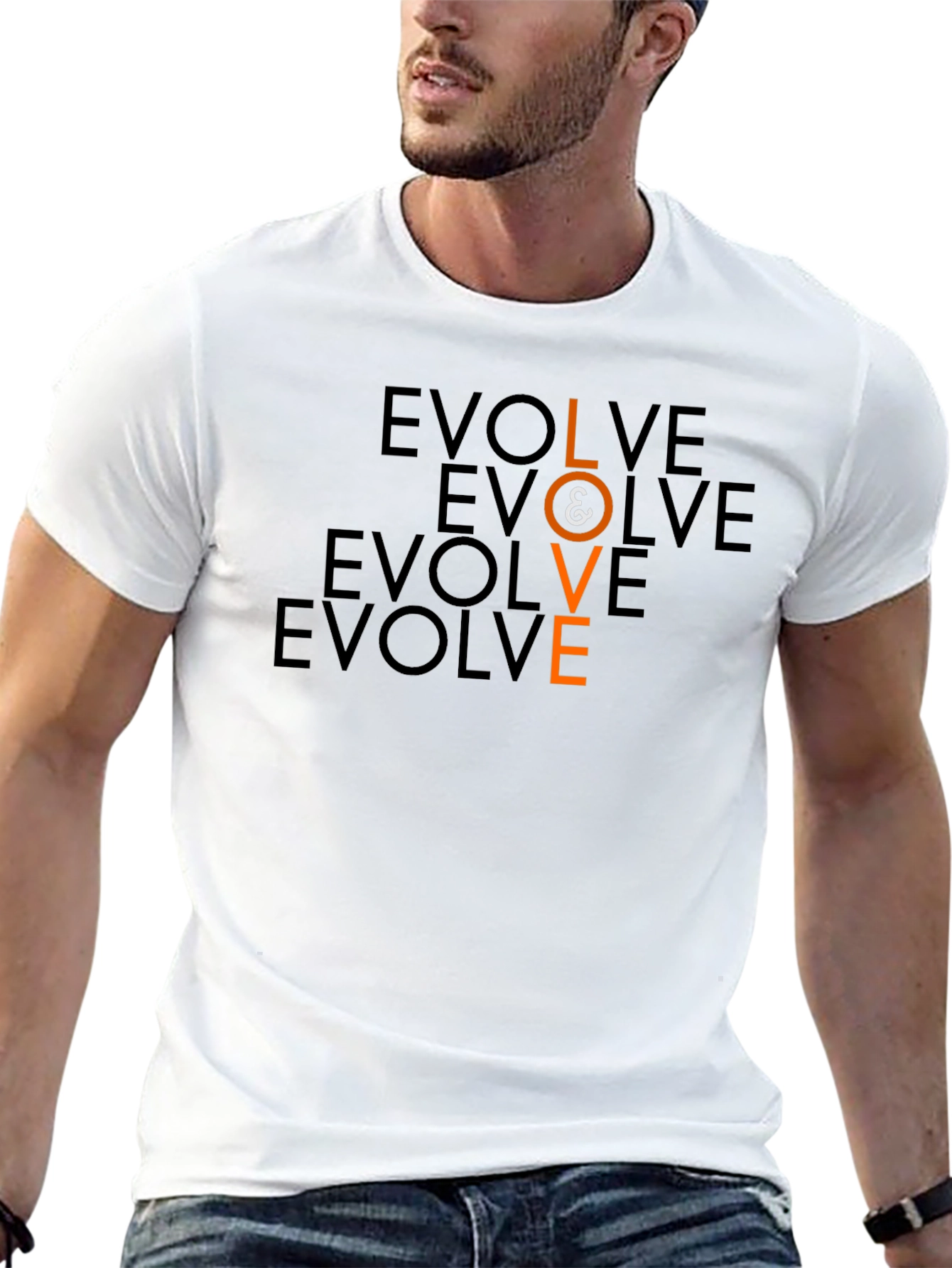 Evolve Love Graphic T-Shirt - Black