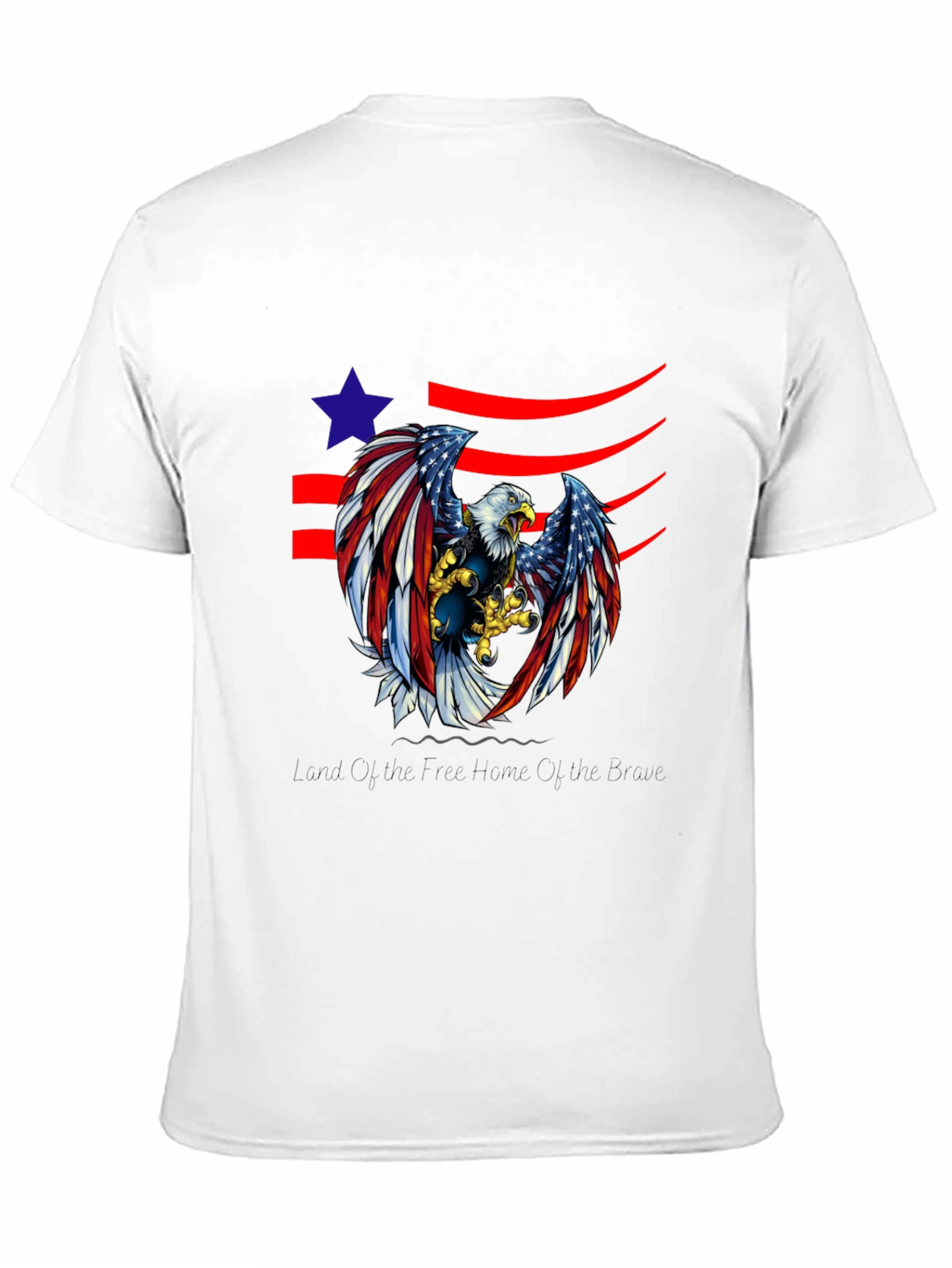 American Eagle Graphic Print Tee - Black