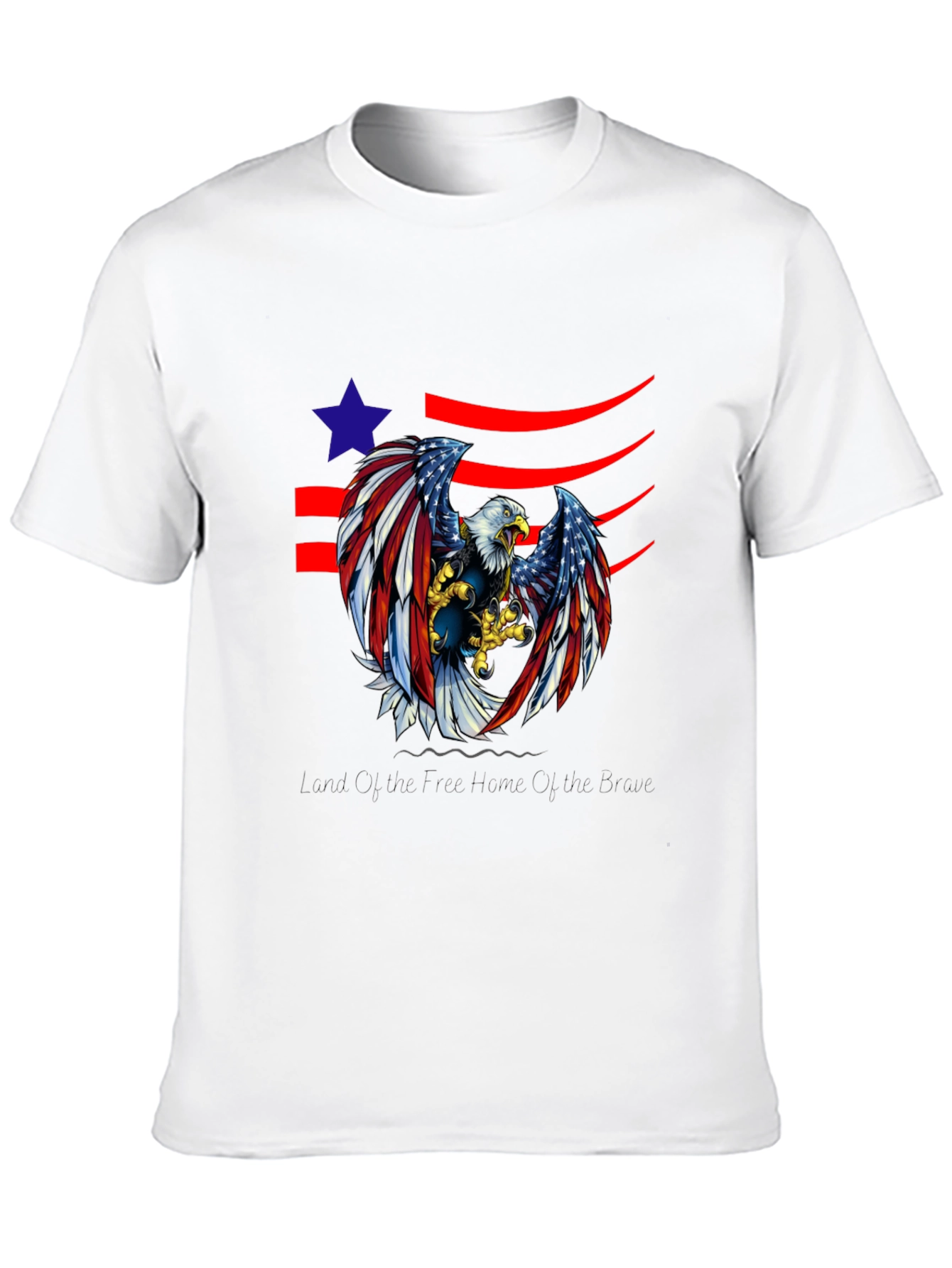 American Eagle Graphic Print Tee - Black
