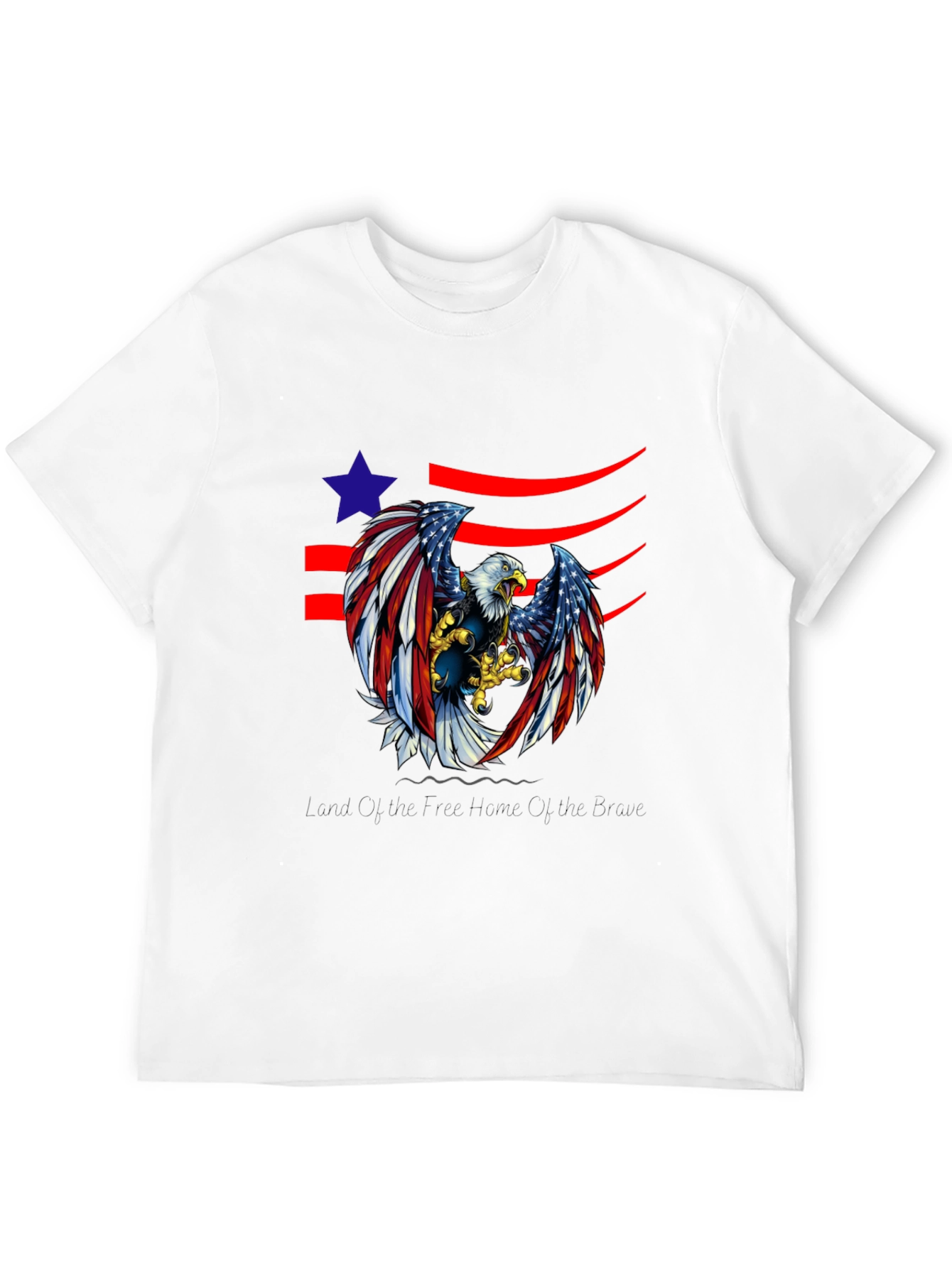 American Eagle Graphic Print Tee - Black
