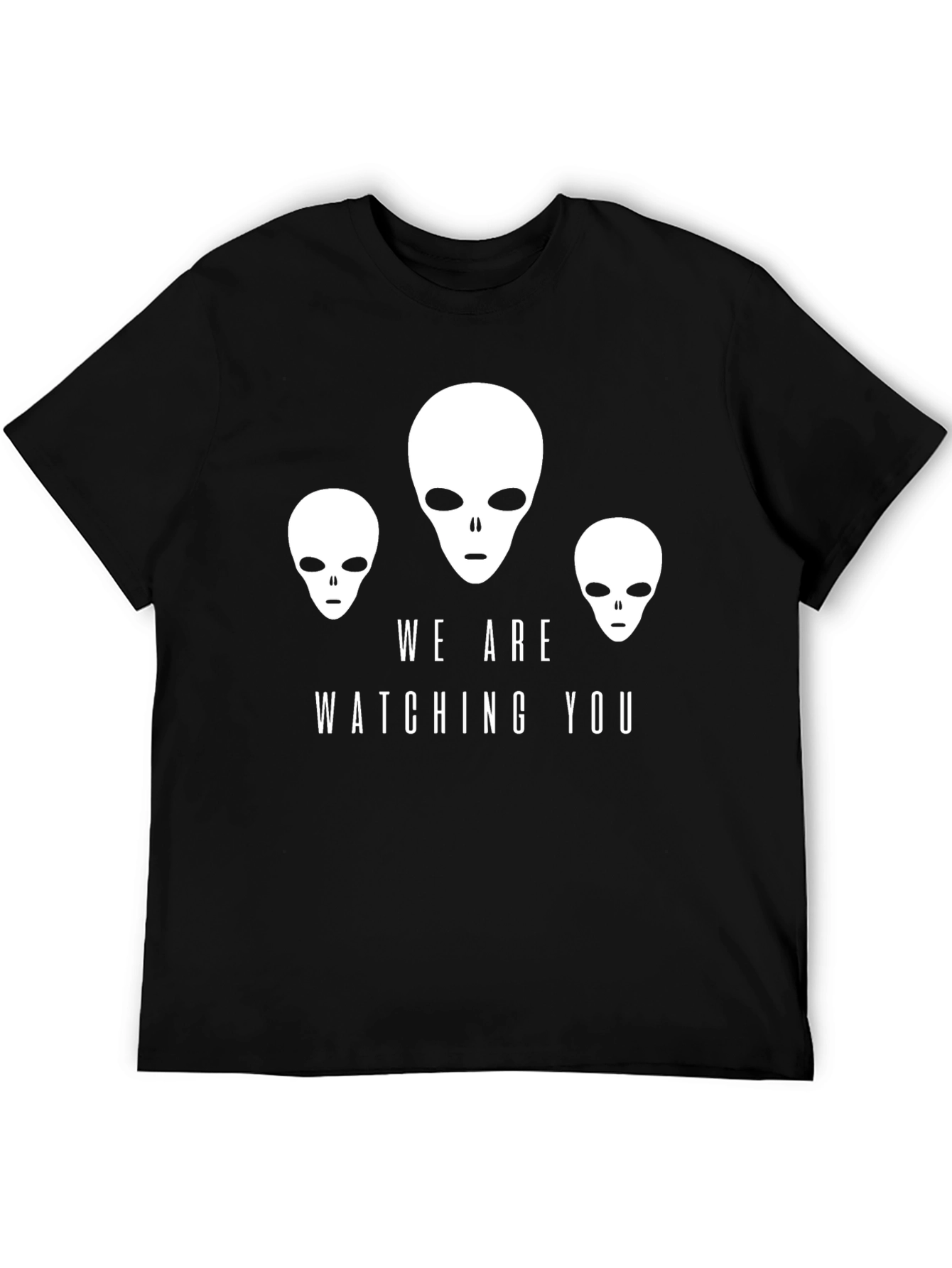 We Are Watching You Alien Graphic Tee - Black