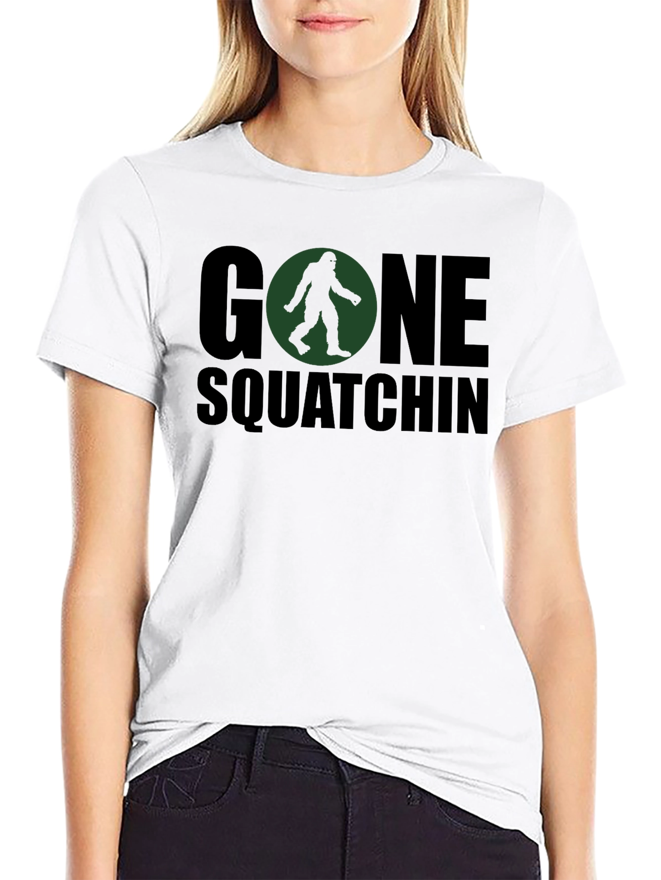 Gone Squatchin Graphic Tee - Bigfoot Adventure Shirt