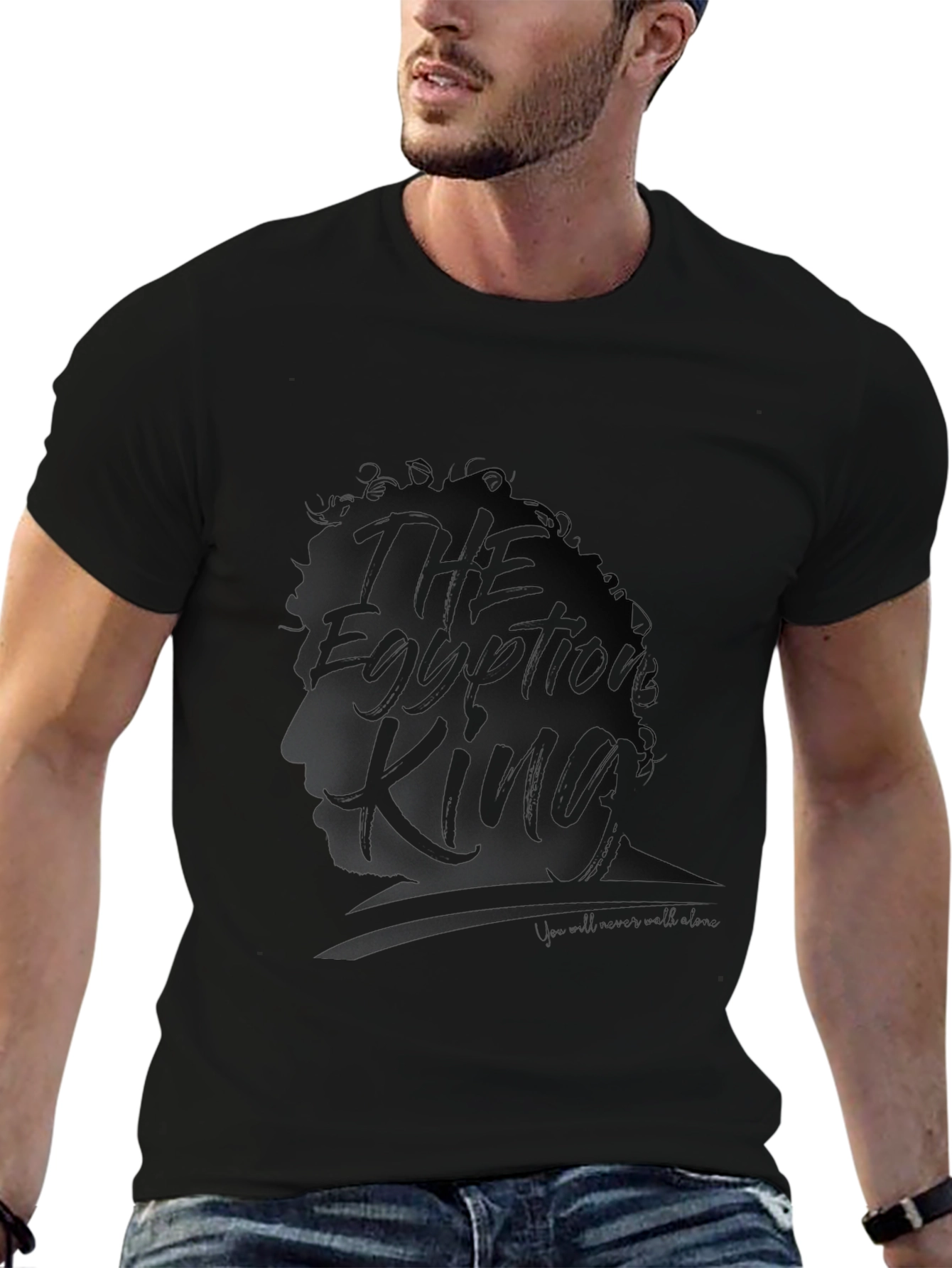 The Egyptian King Black T-Shirt