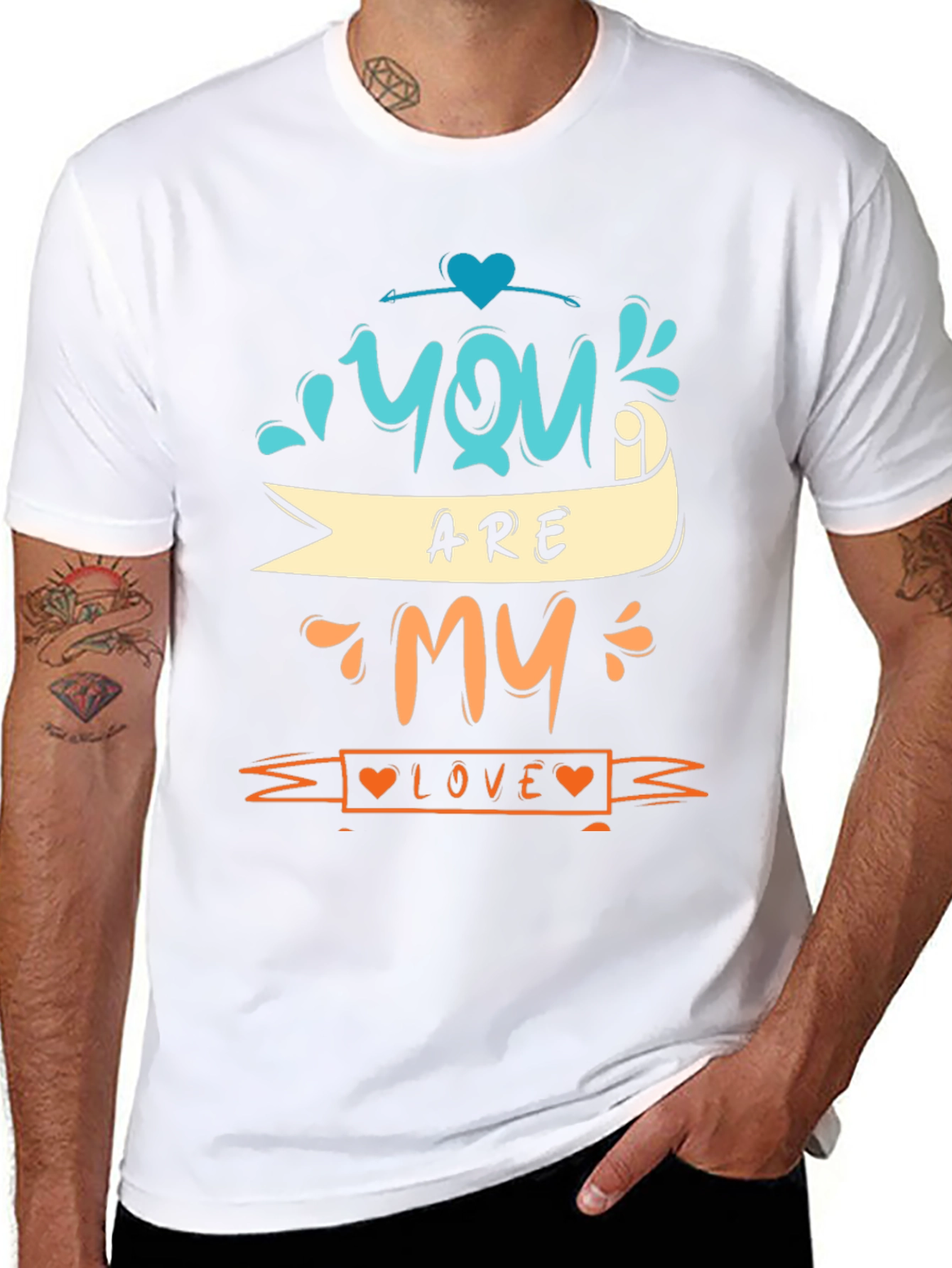 You Are My Love Graphic Tee - Black Unisex