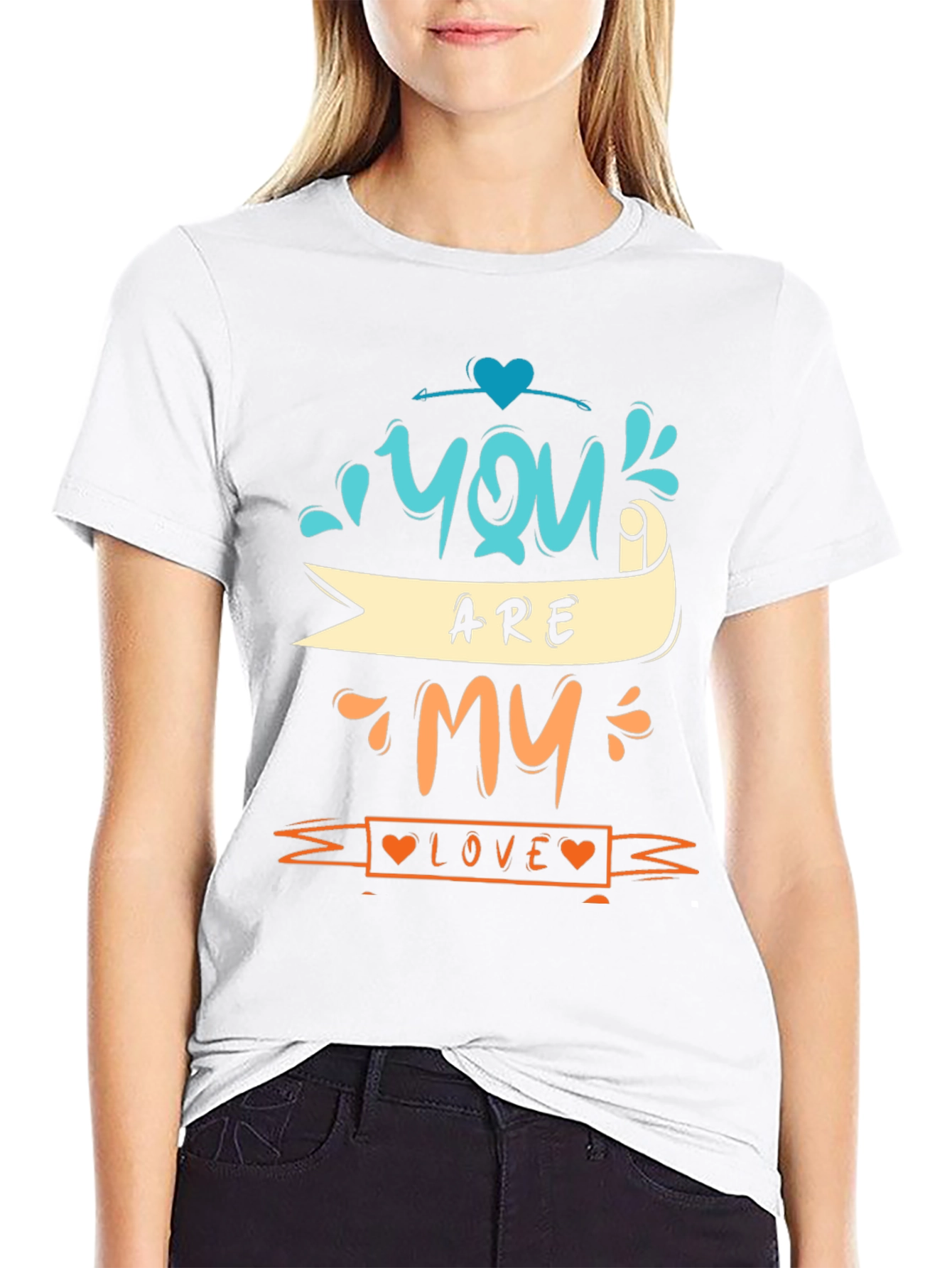 You Are My Love Graphic Tee - Black Unisex