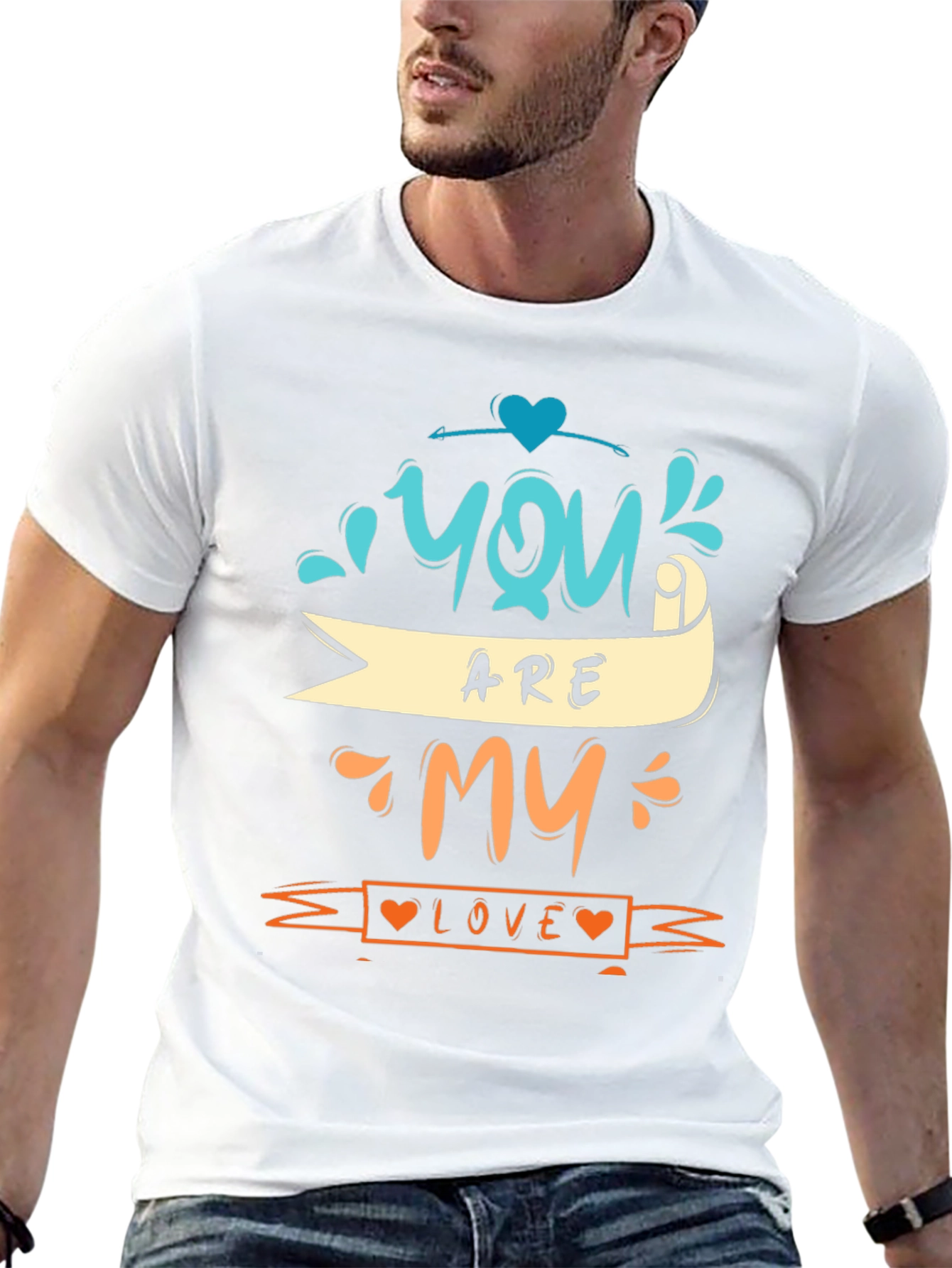 You Are My Love Graphic Tee - Black Unisex