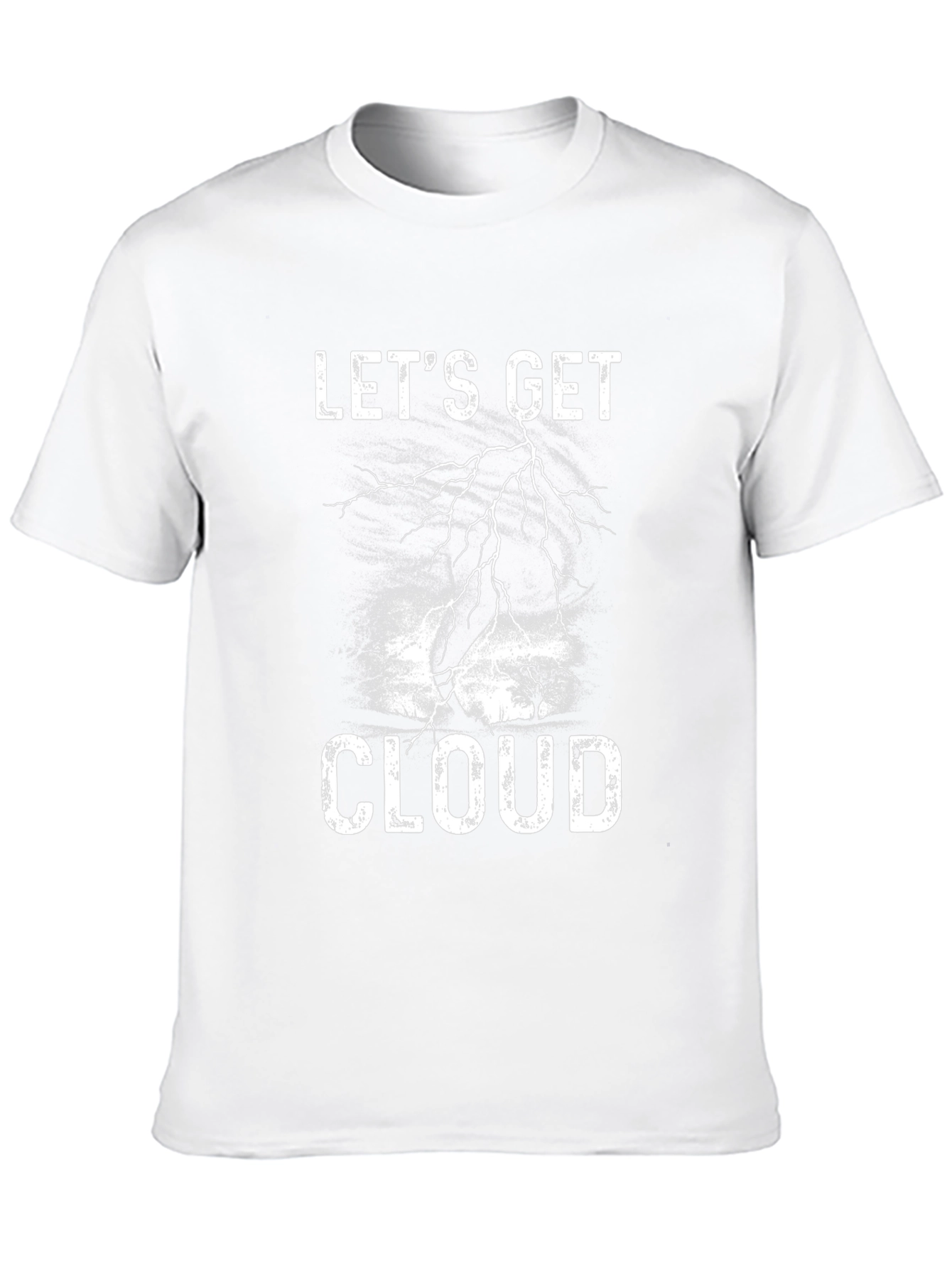 Lets Get Cloud T-Shirt Tornado Weather Graphic Tee
