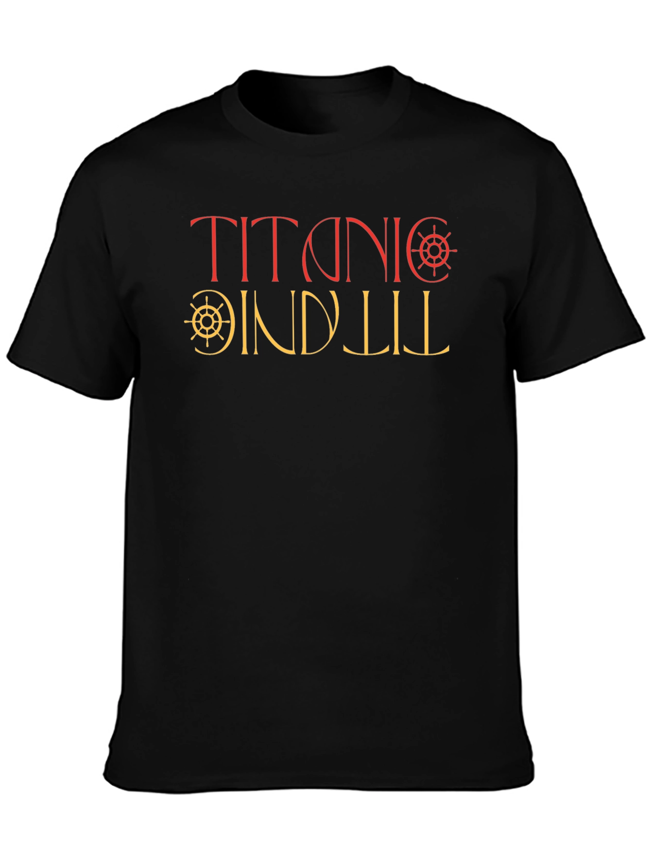 Titanic Graphic Tee | Mens Black Cotton T-Shirt