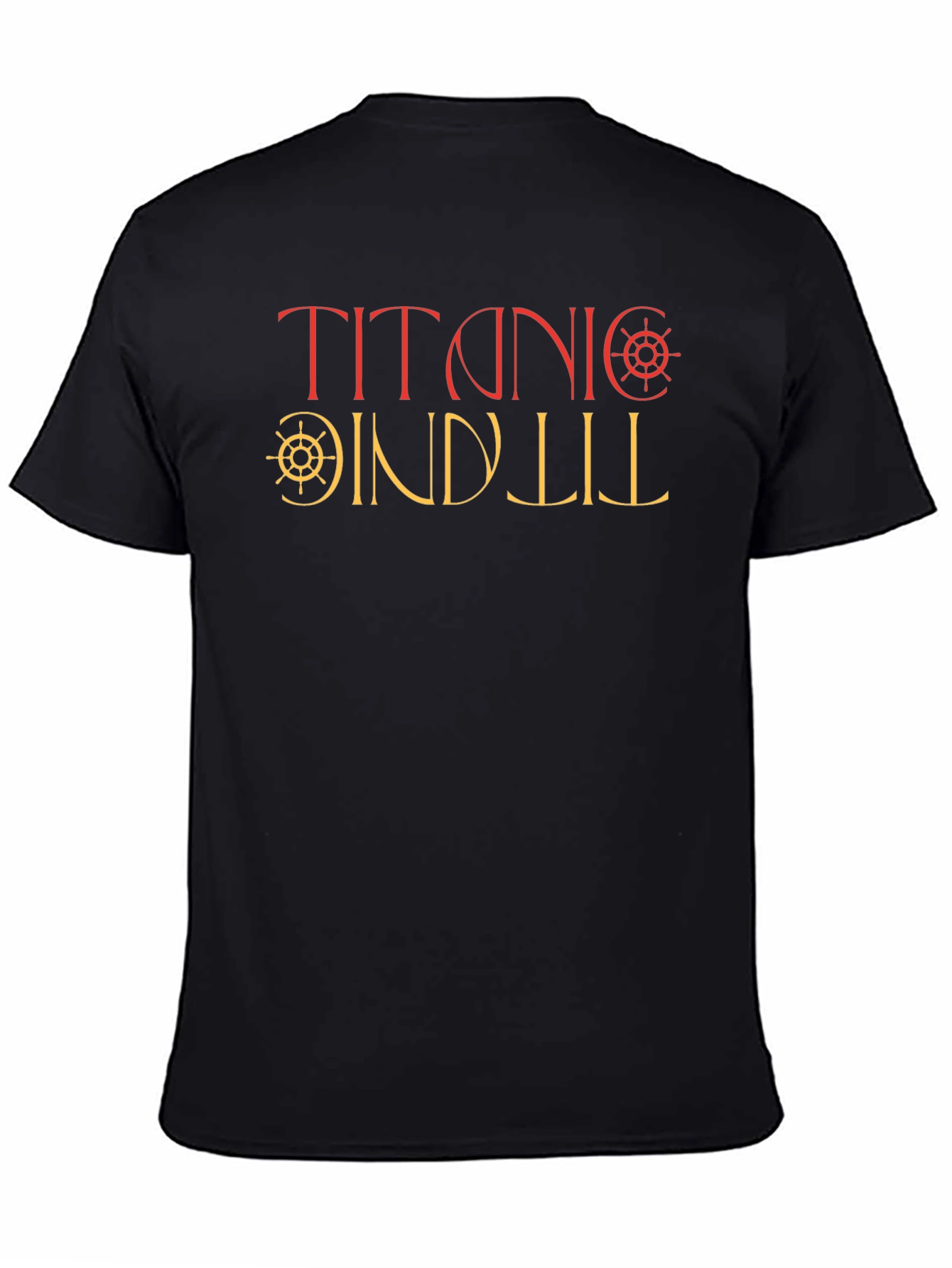 Titanic Graphic Tee | Mens Black Cotton T-Shirt