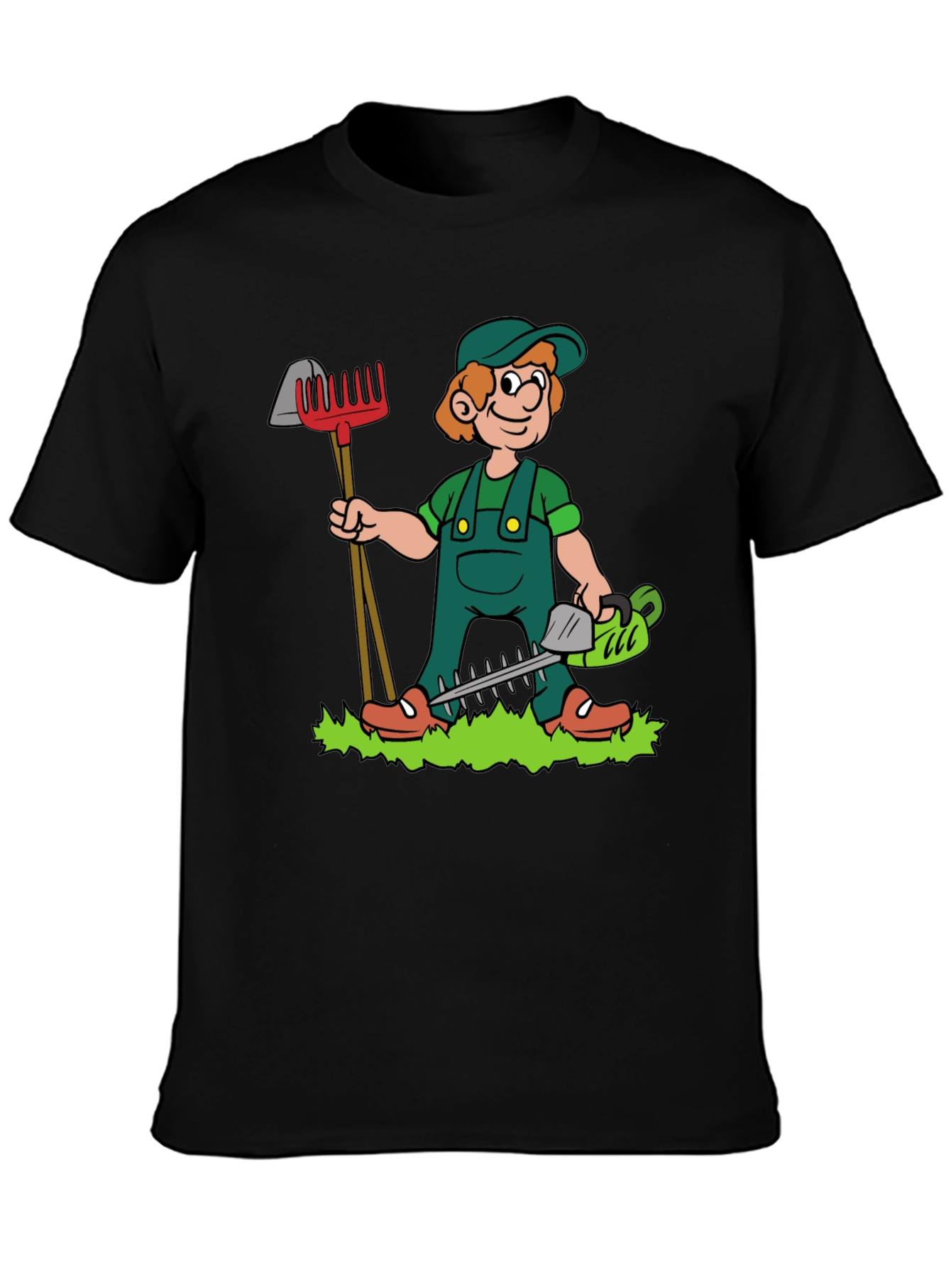 Gardener Cartoon T-Shirt