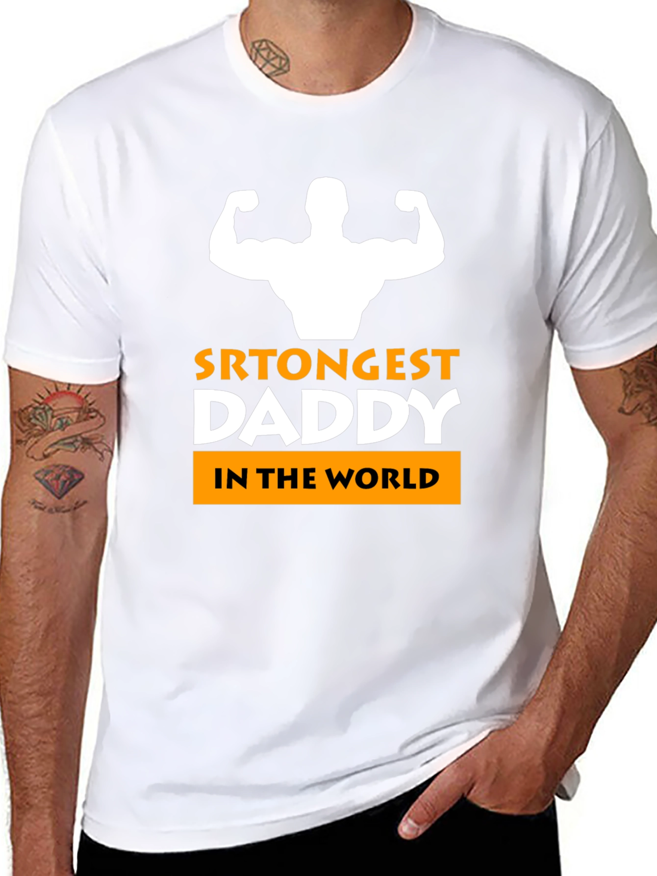 Strongest Daddy T-Shirt - Fathers Day Gift