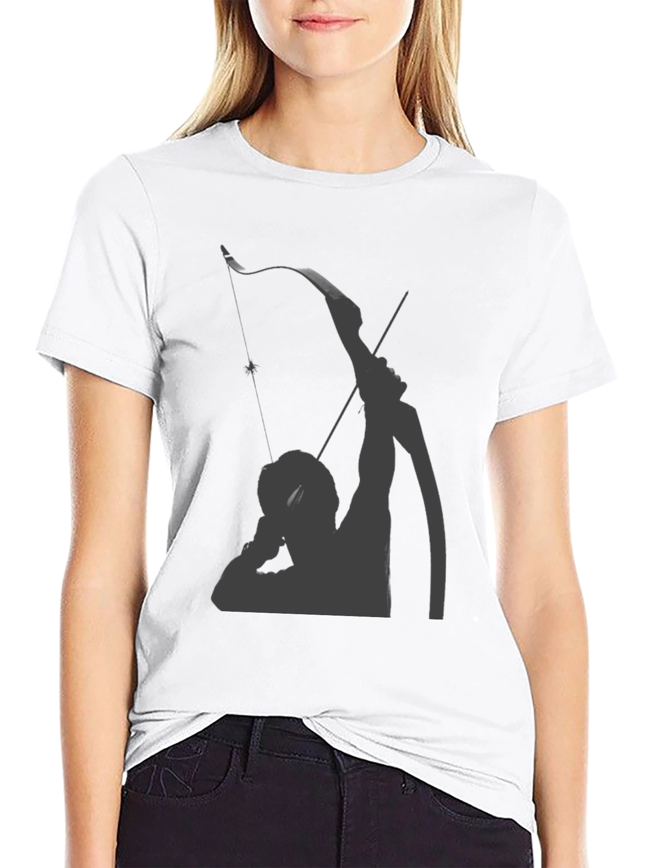 Archer Silhouette T-Shirt - Dark Aesthetic Tee