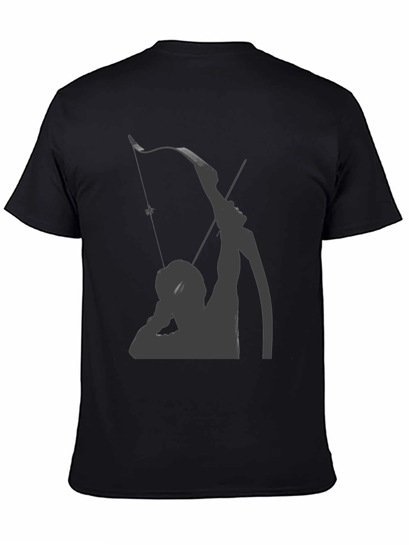 Archer Silhouette T-Shirt - Dark Aesthetic Tee
