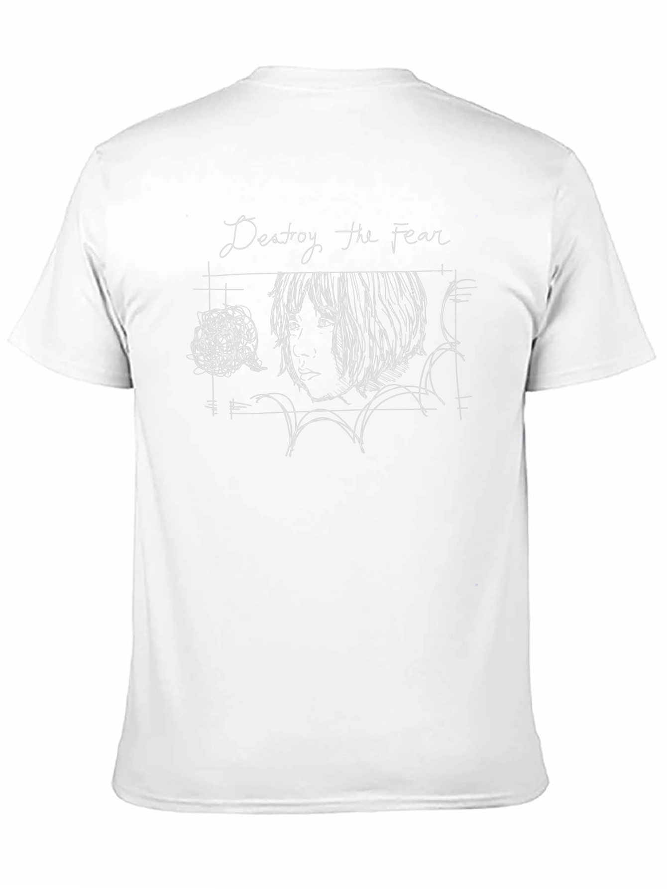 Destroy the Fear Graphic Tee - Unisex Black T-Shirt
