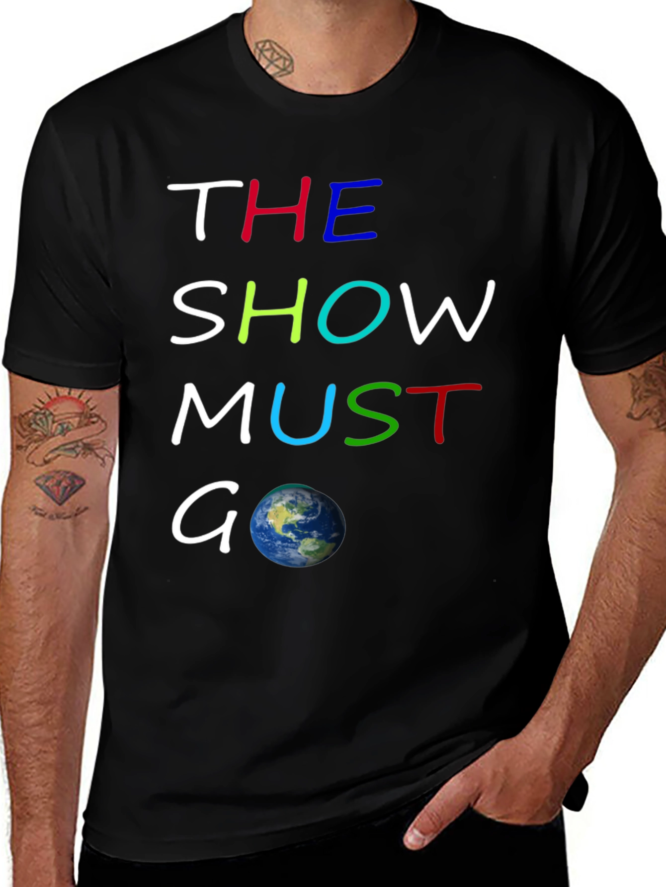 The Show Must Go On Graphic T-Shirt