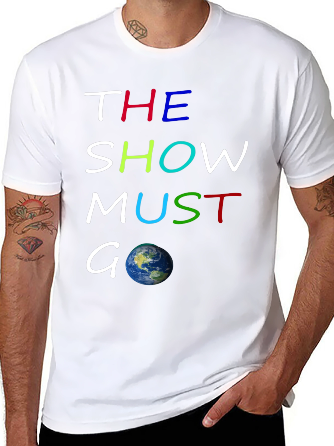 The Show Must Go On Graphic T-Shirt