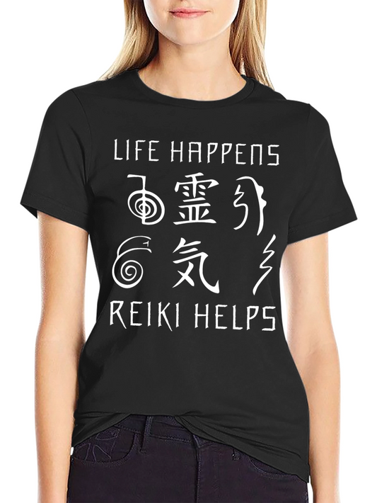 Reiki Helps T-Shirt Spiritual Gift