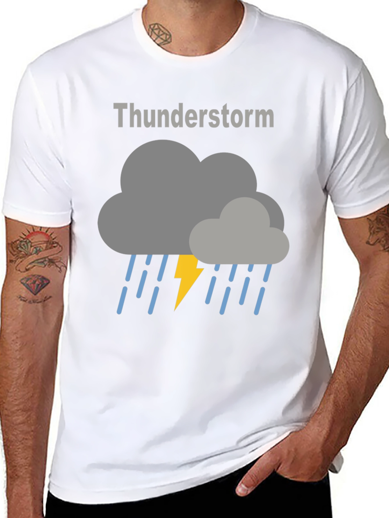 Thunderstorm Graphic T-Shirt - Weather Tee