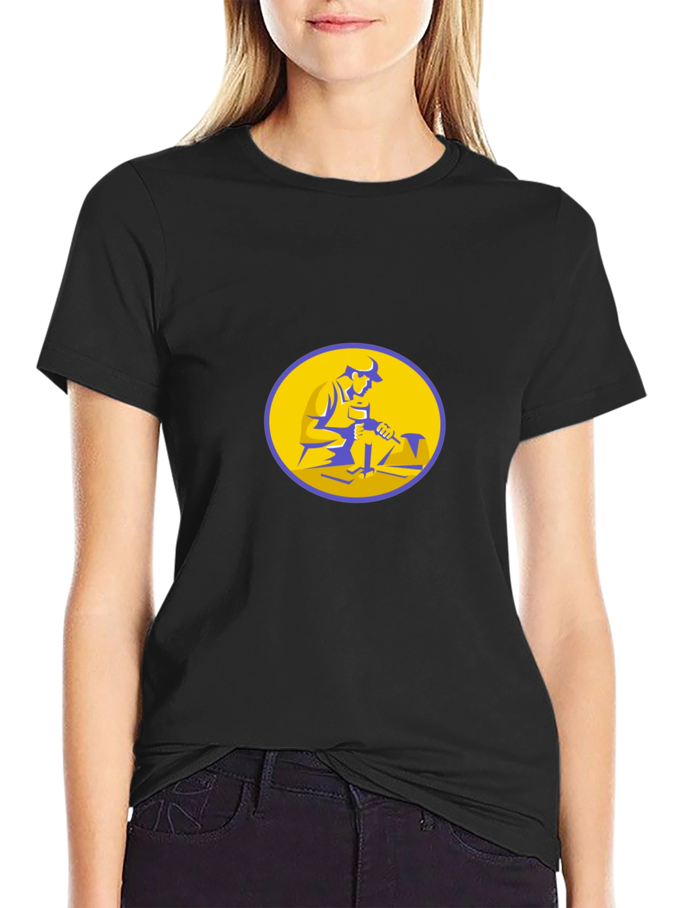 Black Graphic Tee - Stone Mason Design