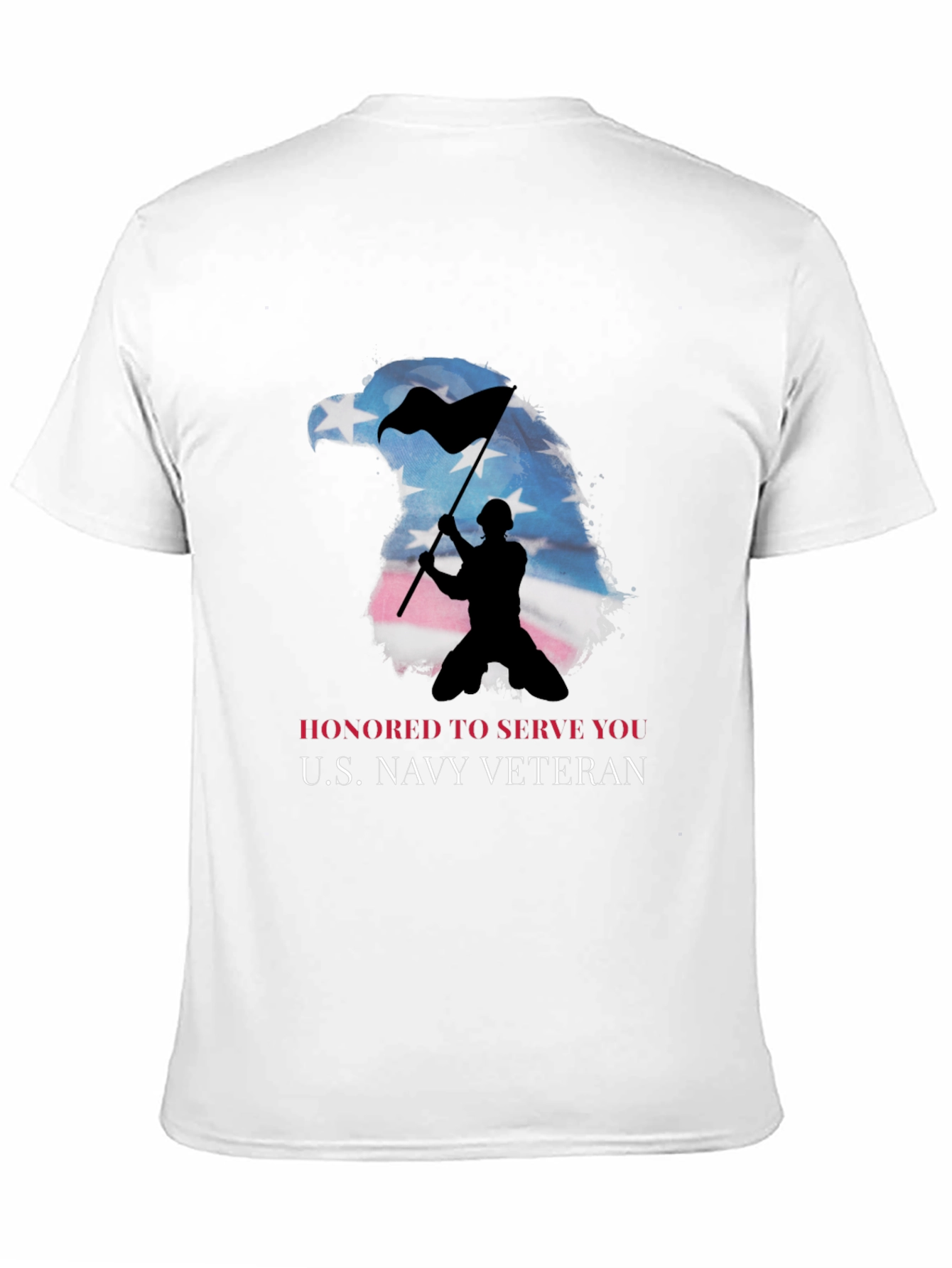 Honored Navy Veteran Eagle T-Shirt
