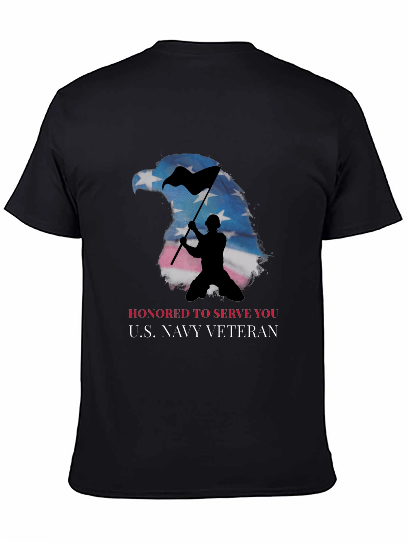 Honored Navy Veteran Eagle T-Shirt
