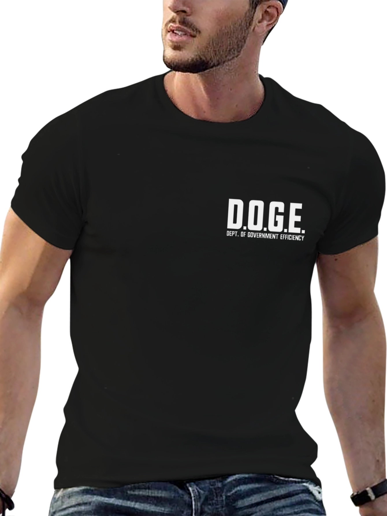 D.O.G.E. Dept. of Government Efficiency Graphic T-Shirt