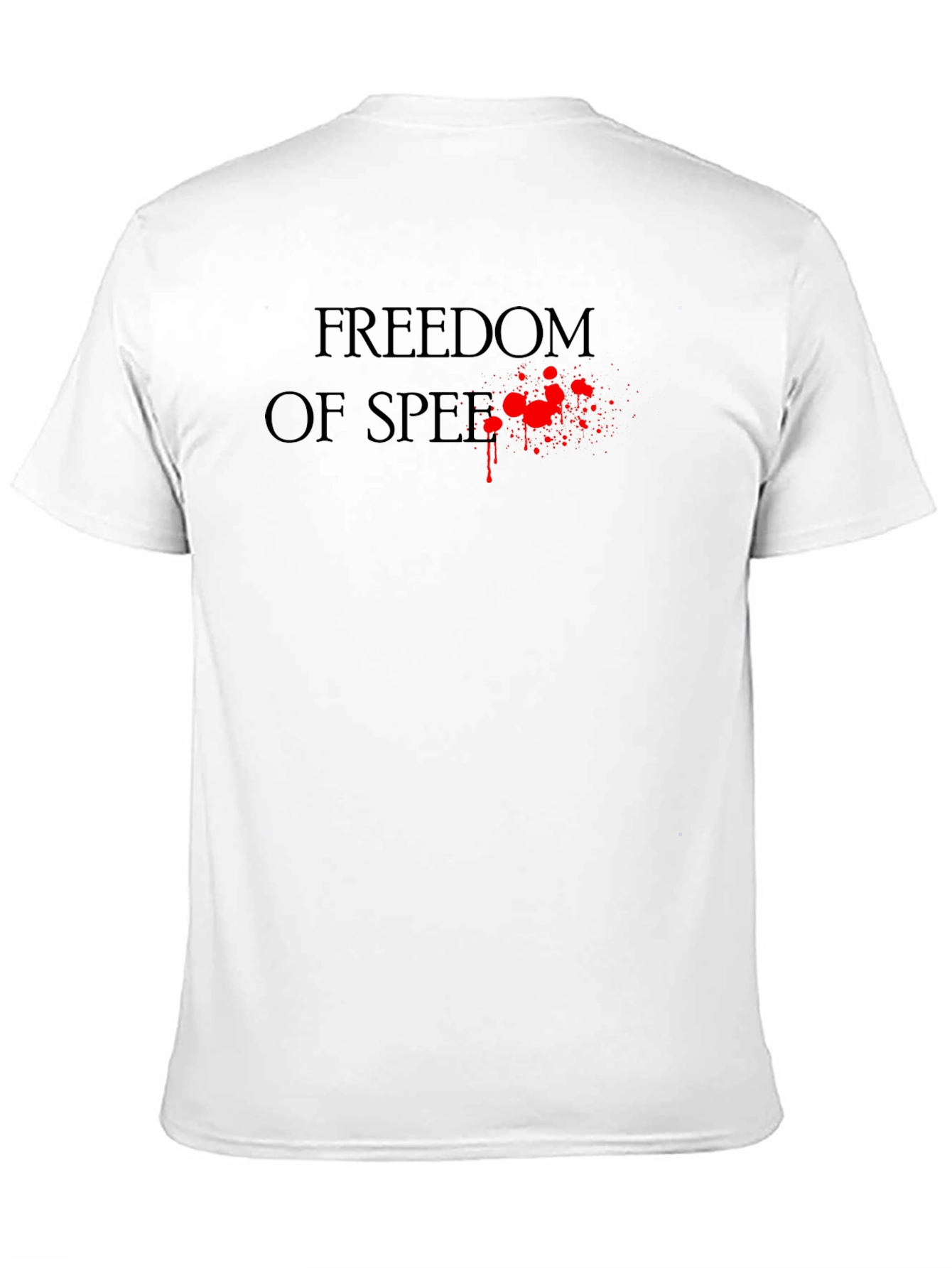 Freedom of Speech Graphic Tee - Mens Black T-Shirt