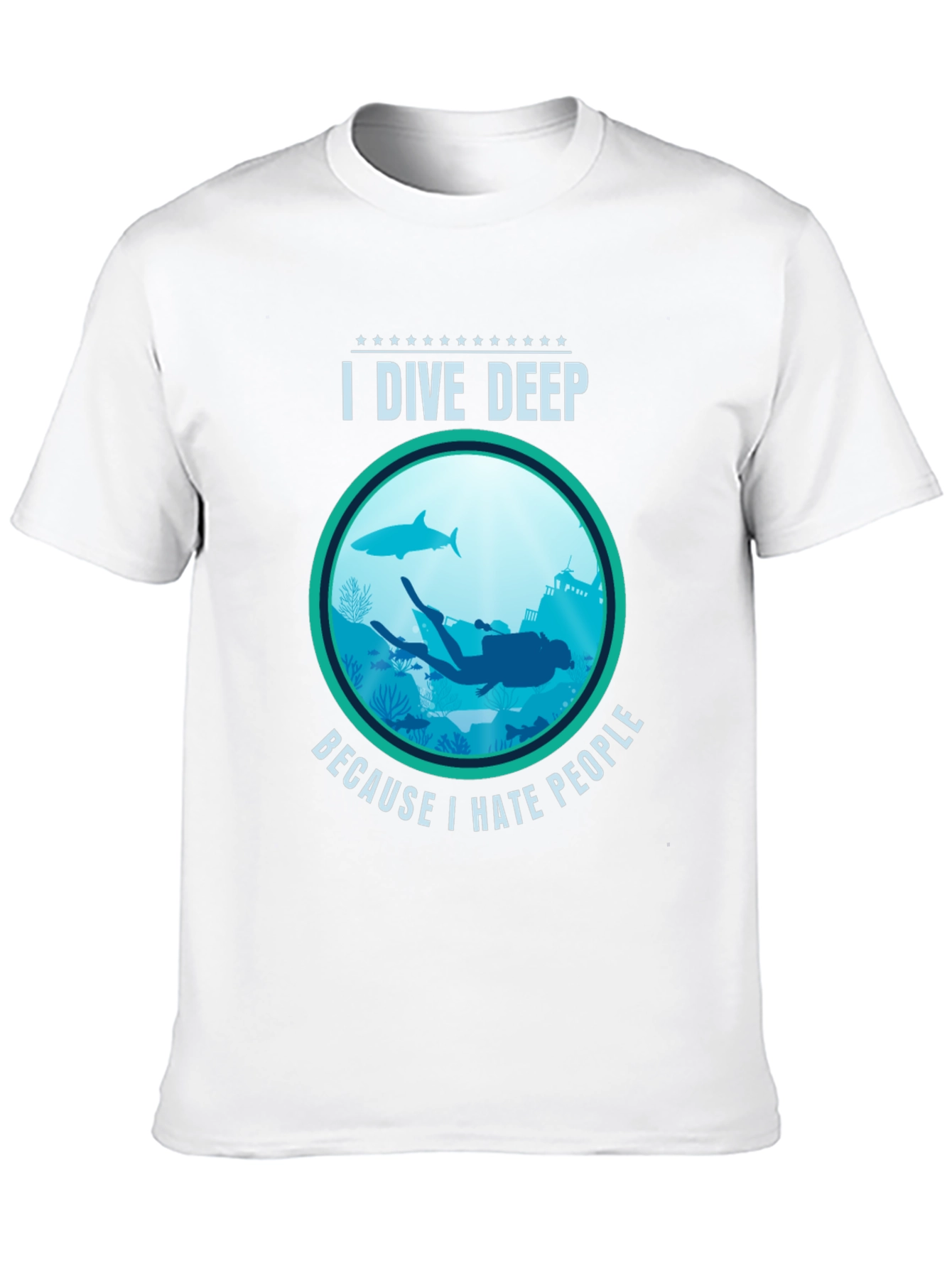 I Dive Deep T-Shirt - Scuba Diving Apparel