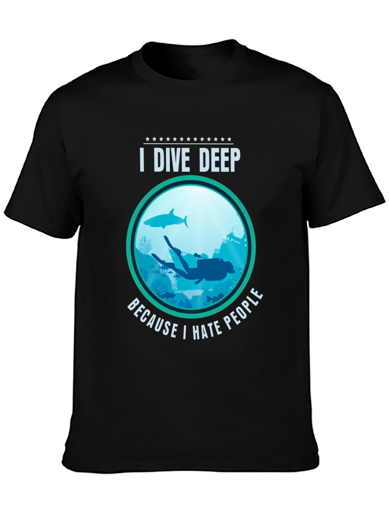 I Dive Deep T-Shirt - Scuba Diving Apparel