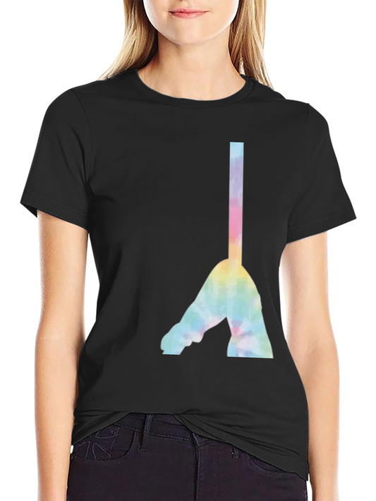 Tie Dye Eiffel Tower Graphic Tee - Soft Cotton Blend
