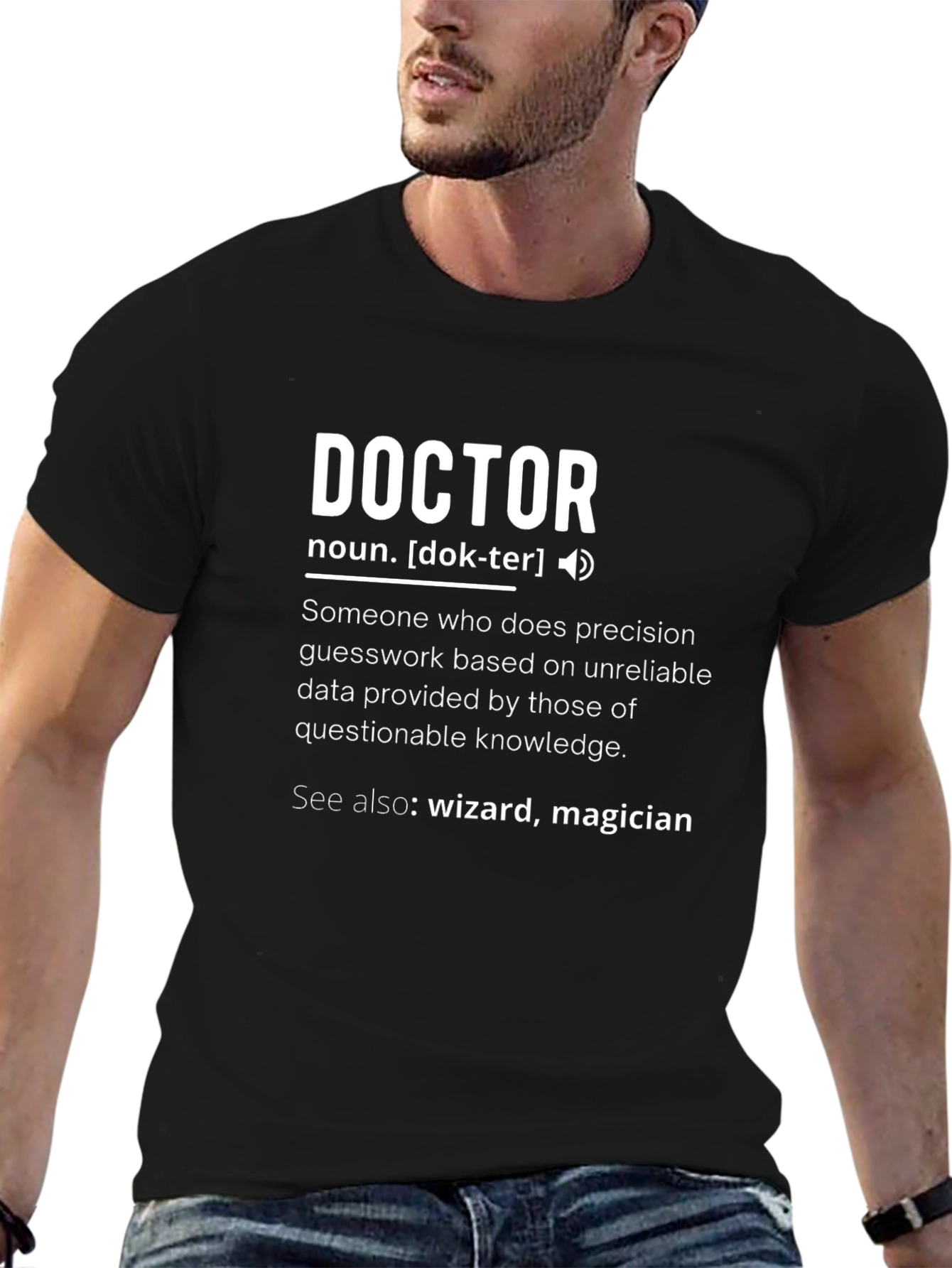 Doctor Definition Black T-Shirt