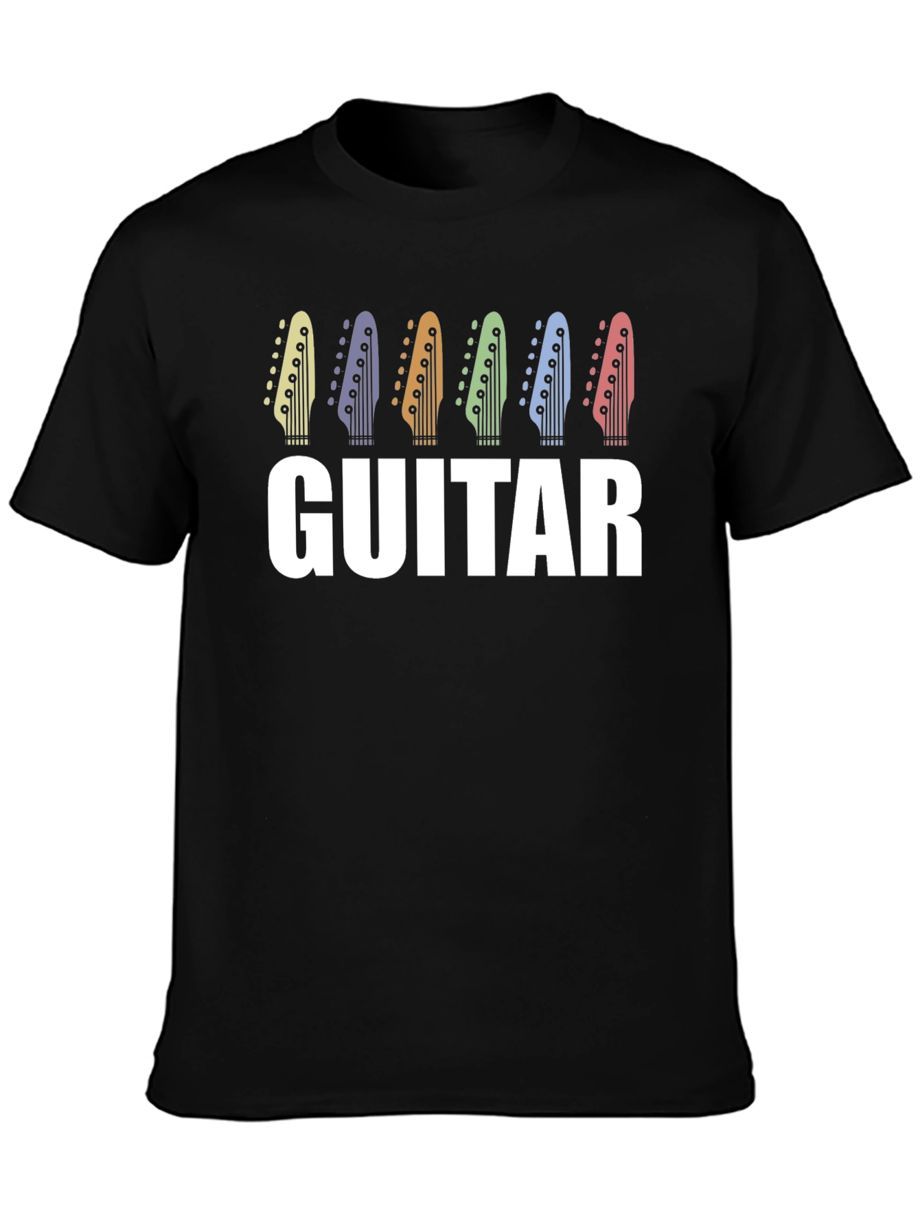 Guitar Headstock T-Shirt - Musician Tee