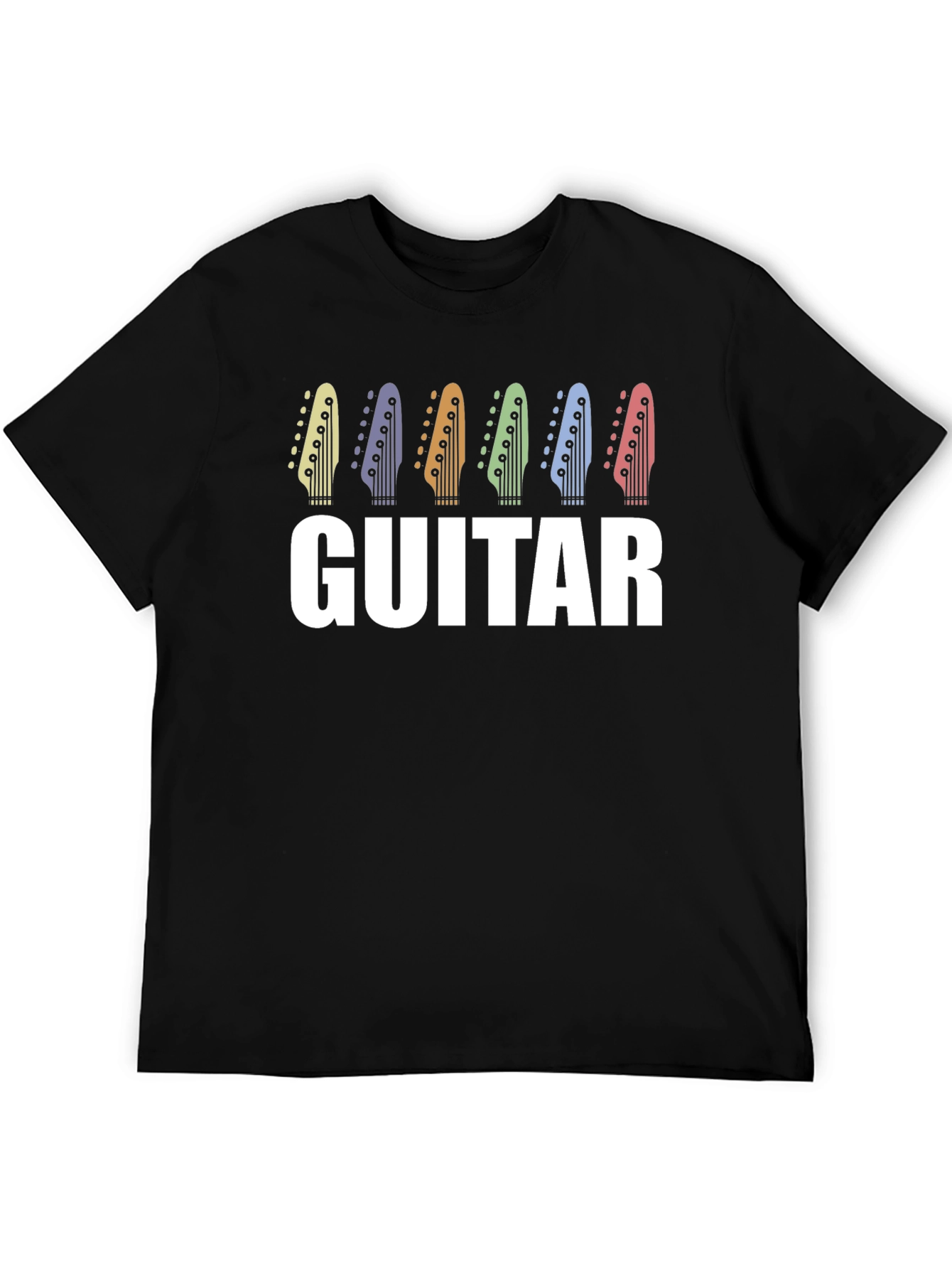 Guitar Headstock T-Shirt - Musician Tee