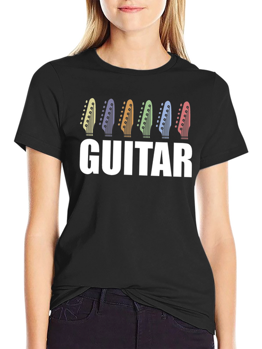 Guitar Headstock T-Shirt - Musician Tee