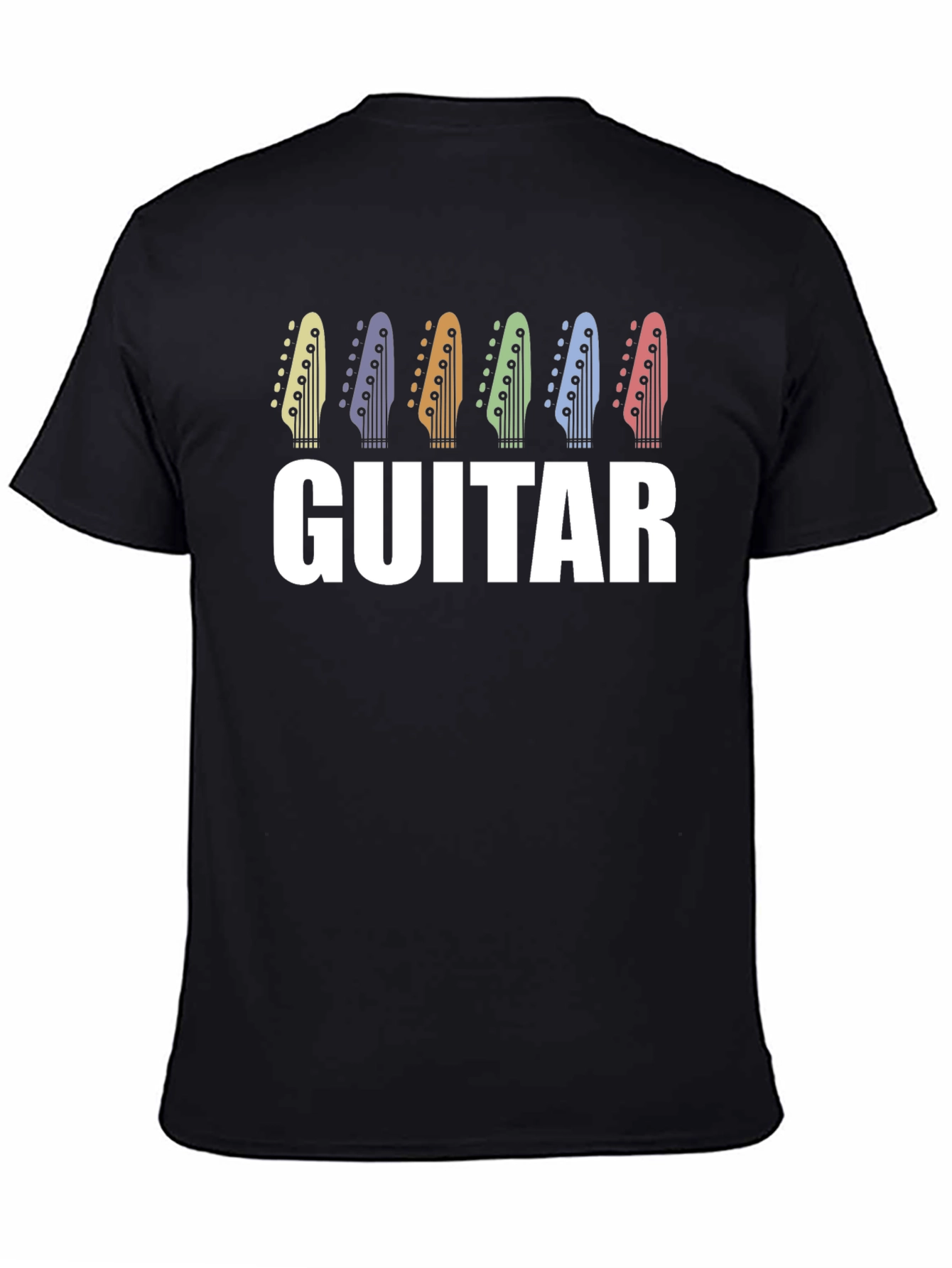 Guitar Headstock T-Shirt - Musician Tee
