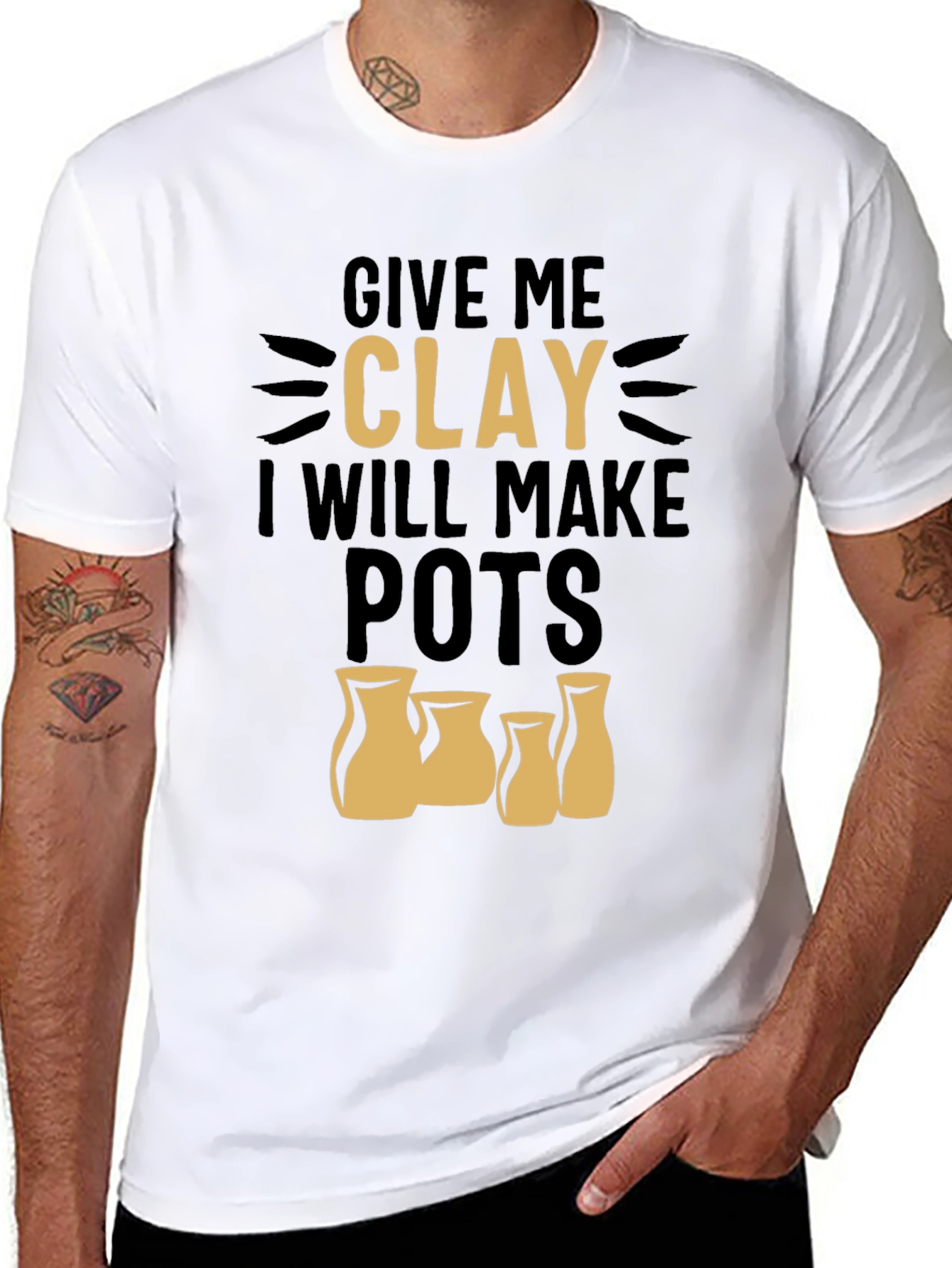 Give Me Clay T-Shirt - Pottery Lover