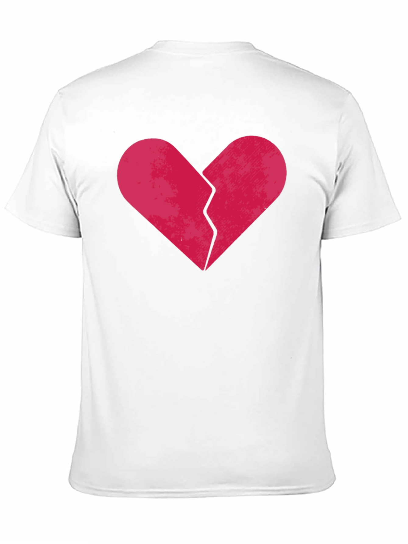 Broken Heart Graphic Tee - Black Cotton