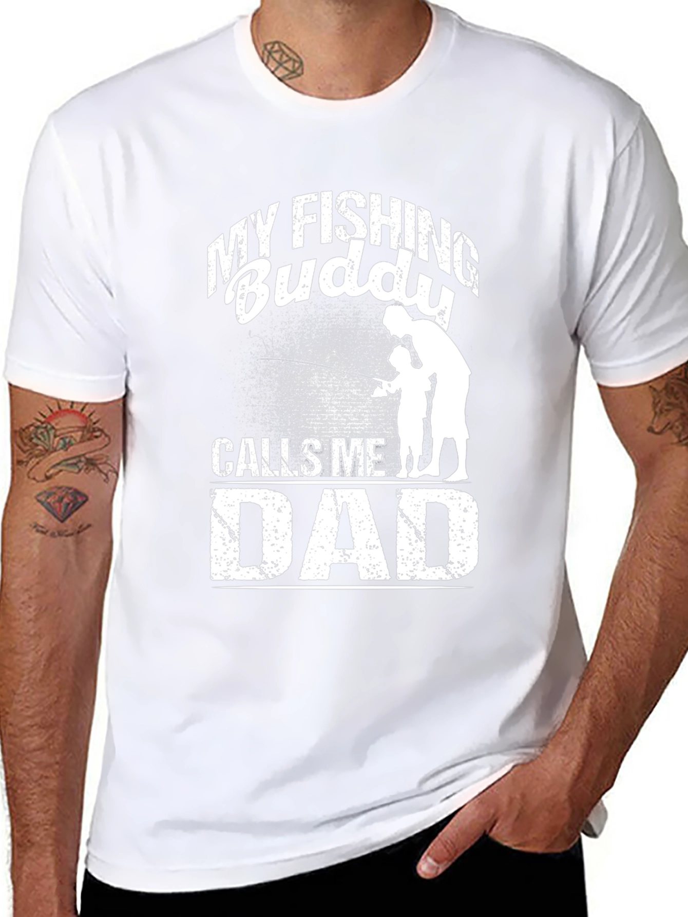My Fishing Buddy Calls Me Dad T-Shirt